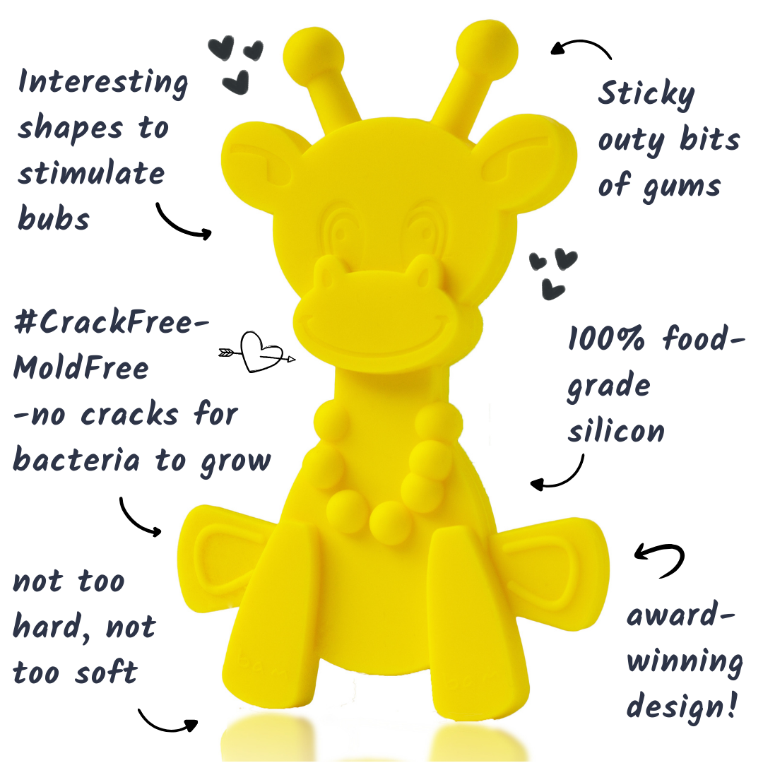 Little Bambam Baby Teething Toy – Yellow