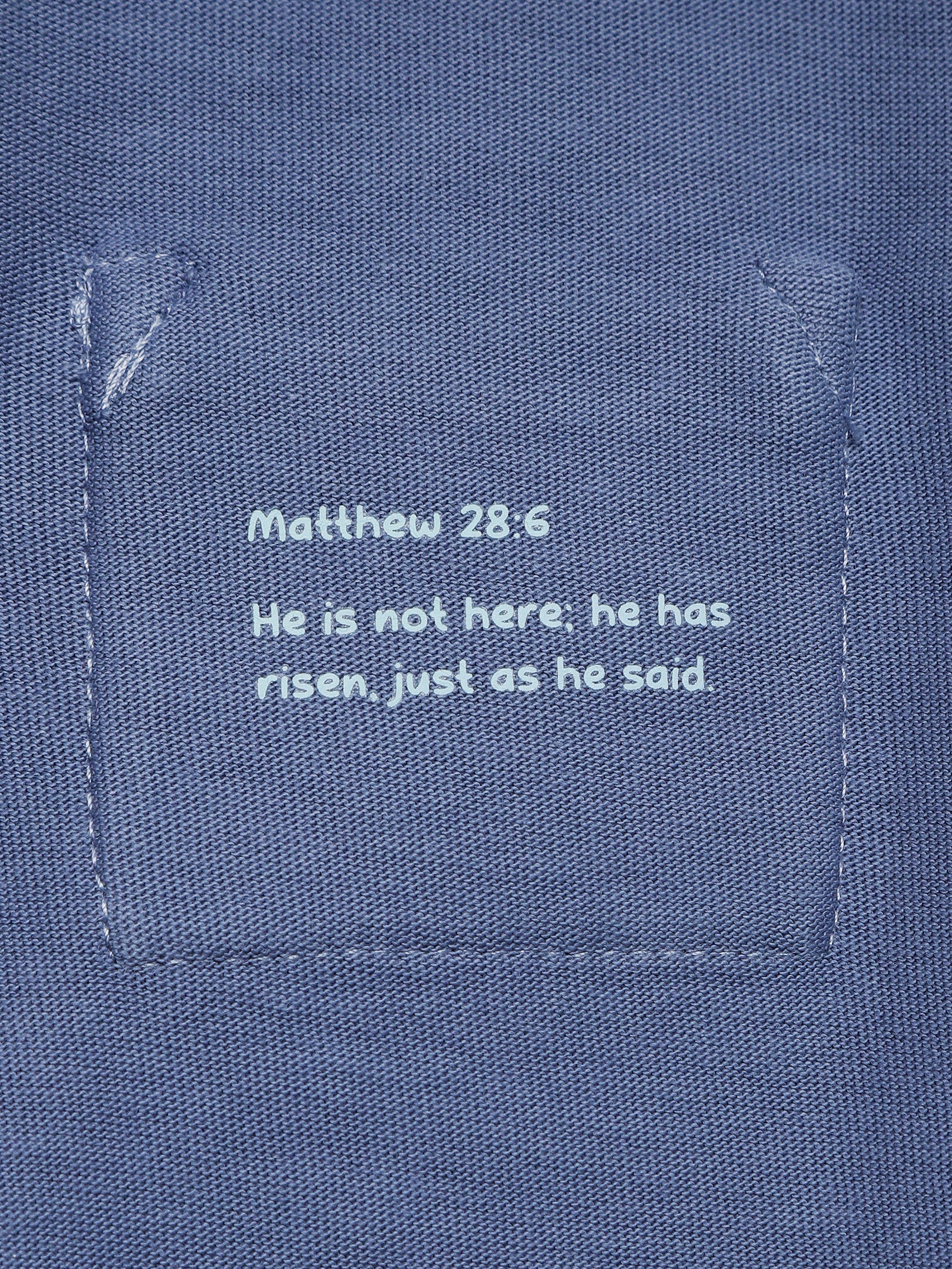 Infinity Prayer Pocket Short Sleeve T-shirt Cotton