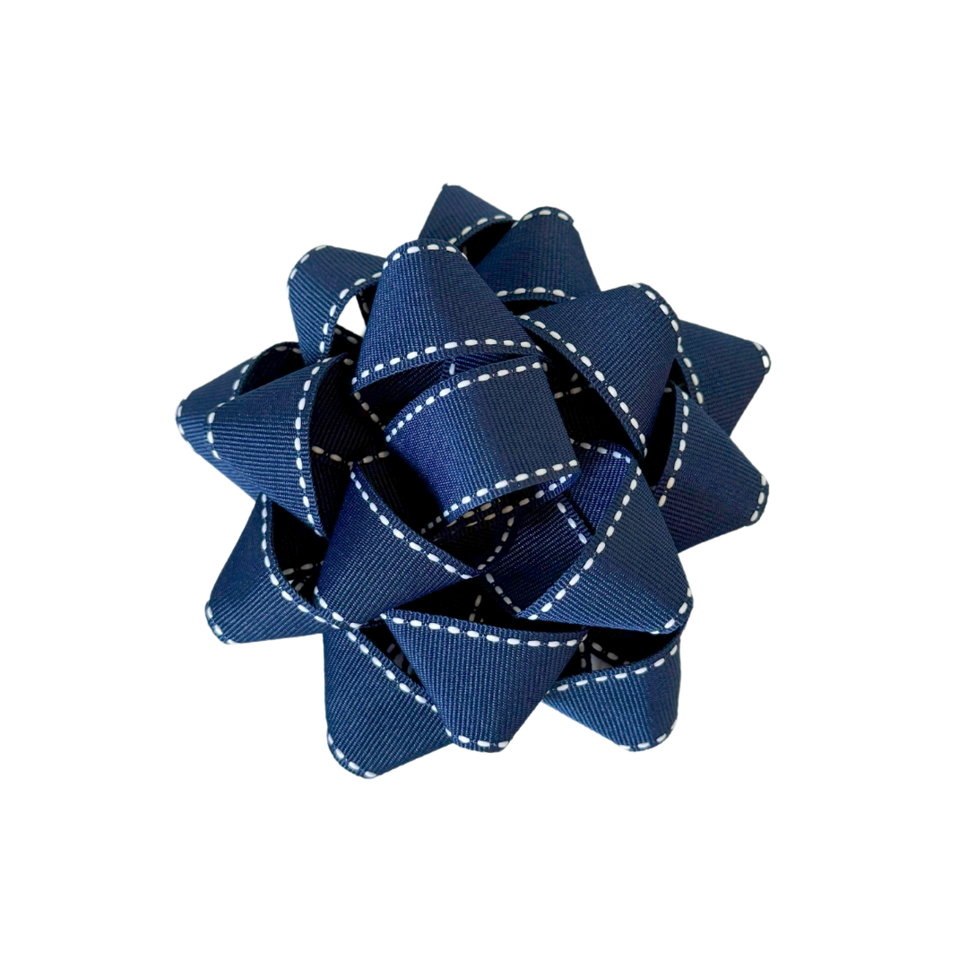 Everbow: Navy (reusable Gift Wrap Bags – Sustainable, Foldable, Eco-friendly)