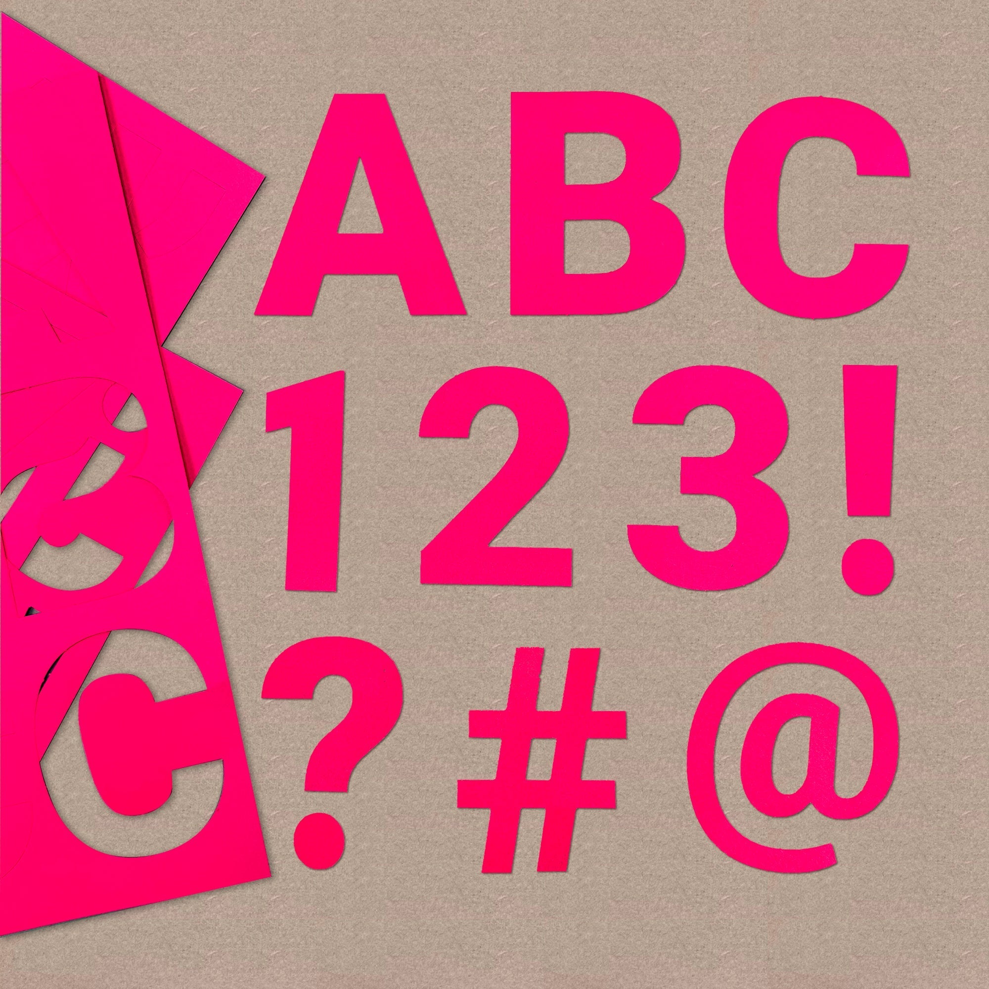 Bulletin Board Letters – 3 Inch