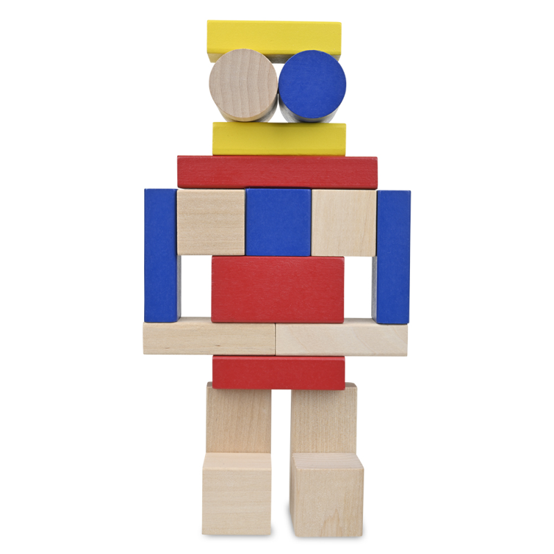 Stack & Build Wood Blocks