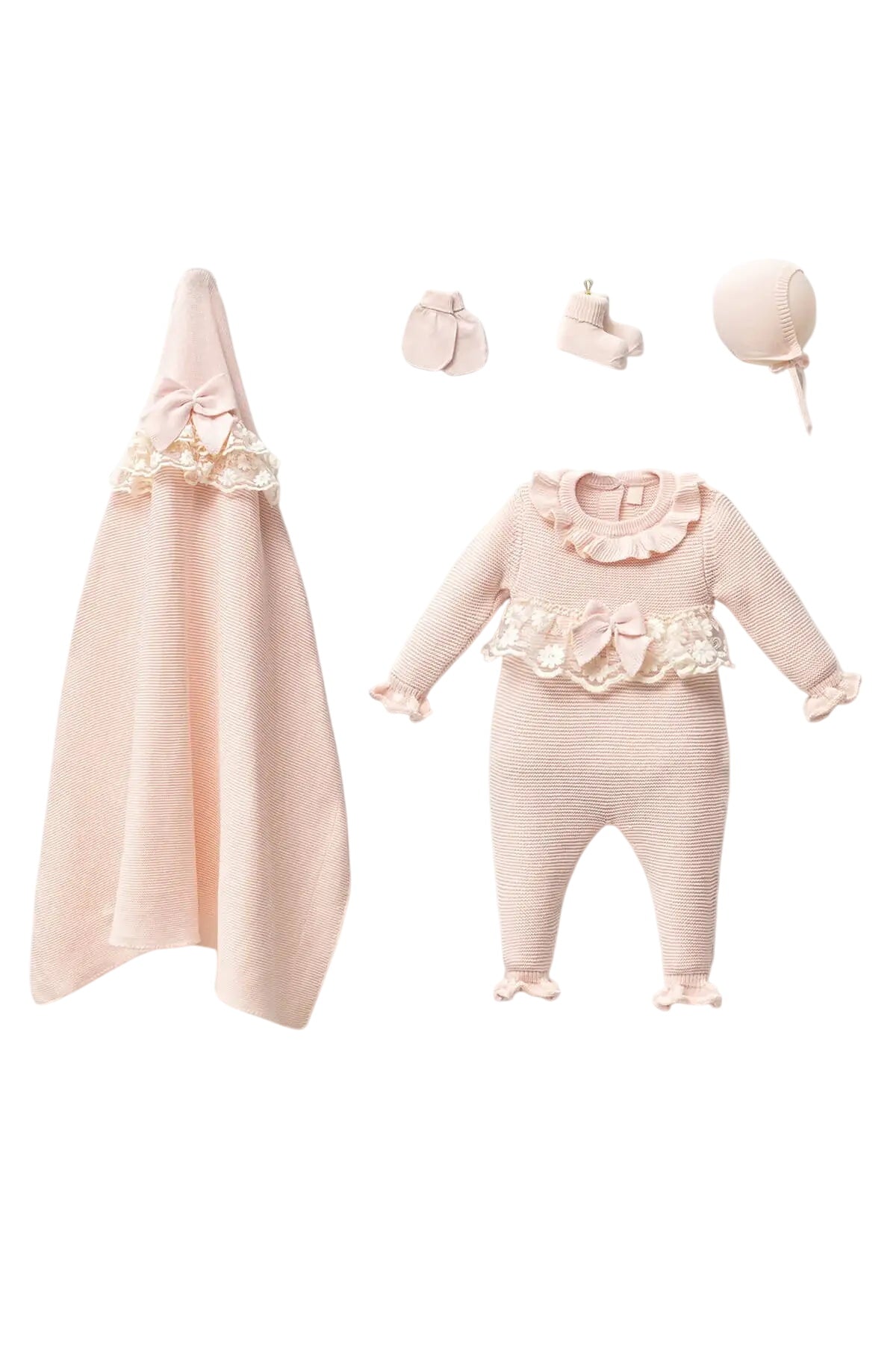 Ruth Knitwear Newborn Homecoming Set (5 Pcs)