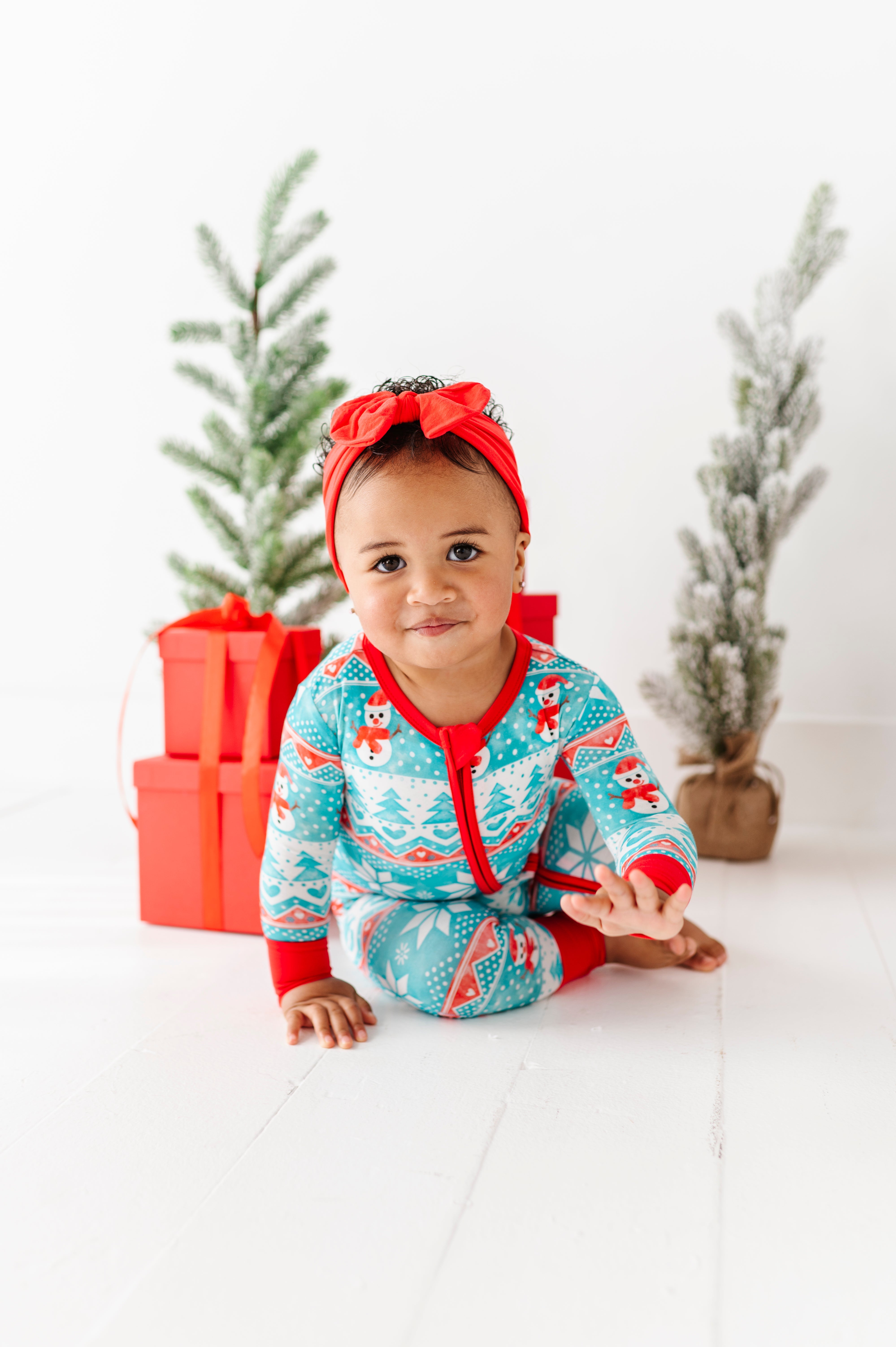 Frosty Fair Isle Convertible Romper