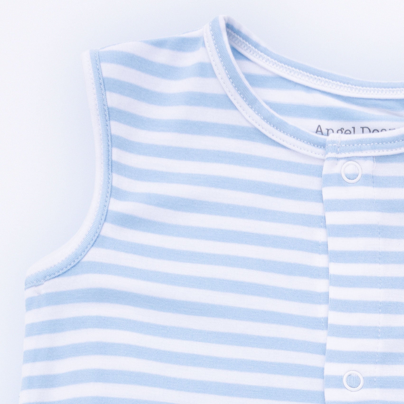 Bubbly Sailboat Stripe - Sleeveless Romper