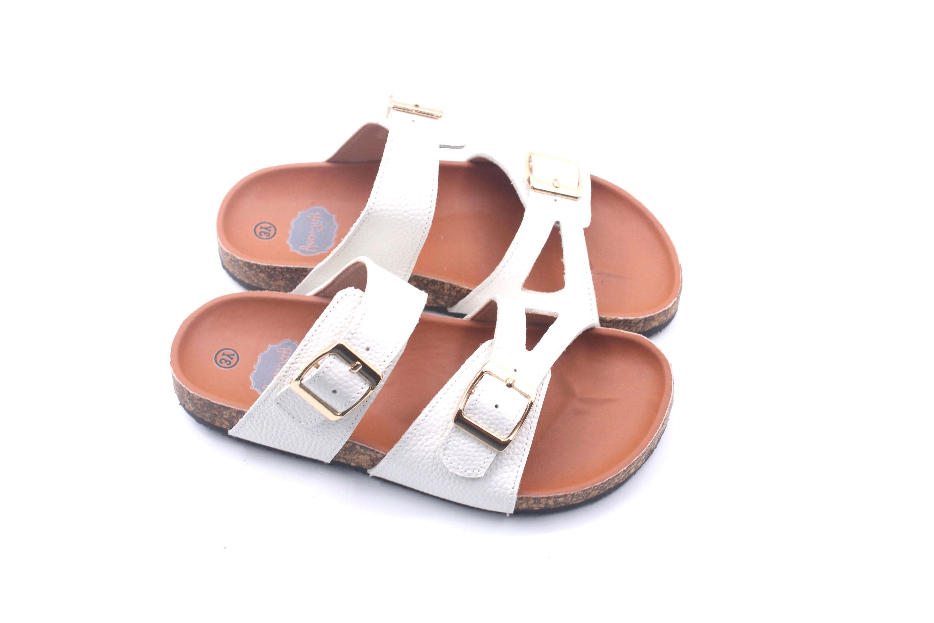 Hamptons Footbed Sandals - White