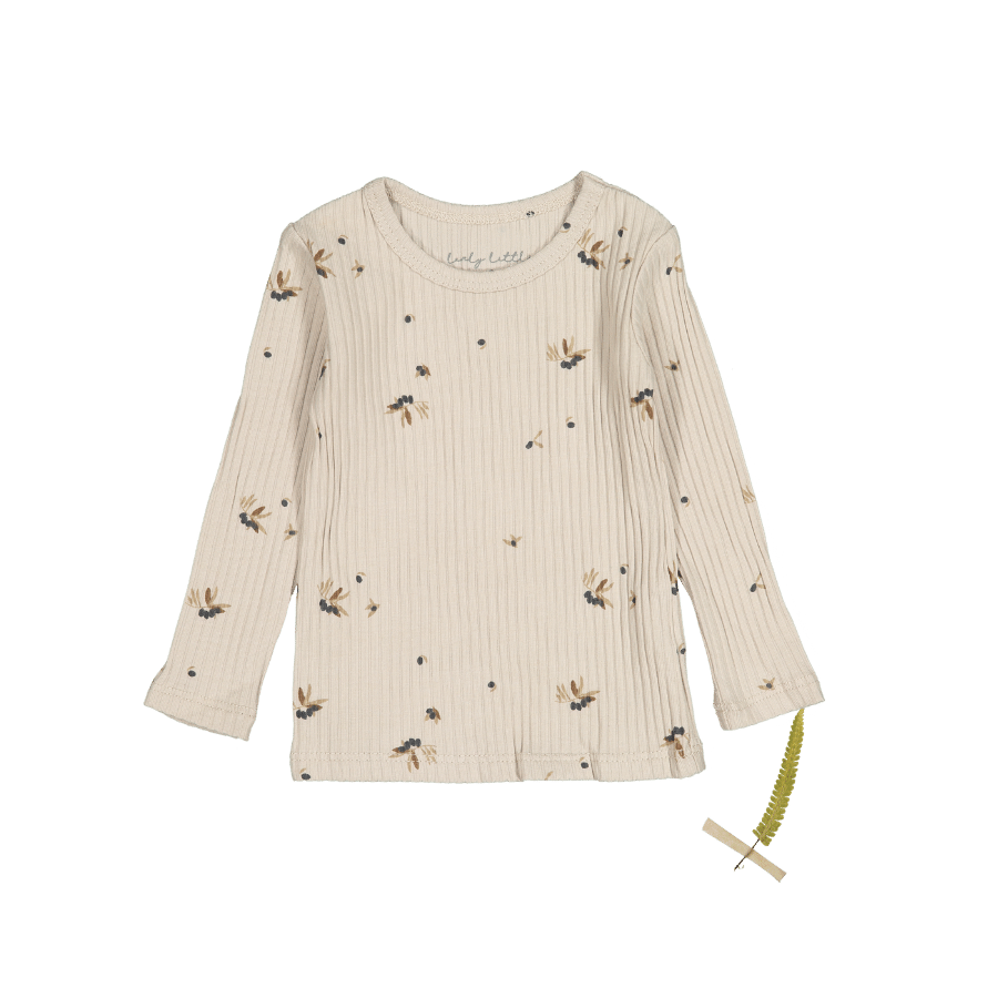 The Printed Long Sleeve Tee - Olive