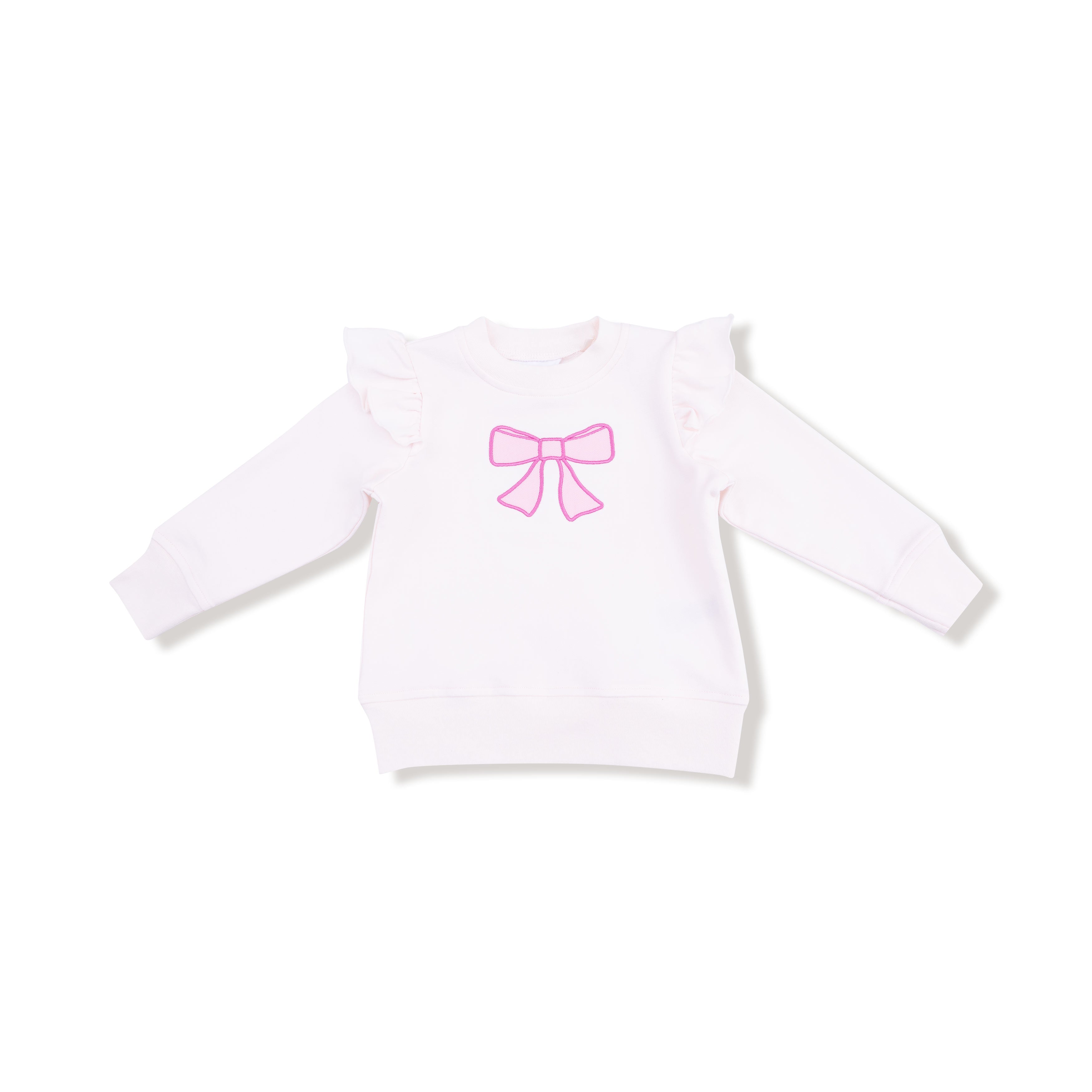 Bow Ruffle Sweatshirt