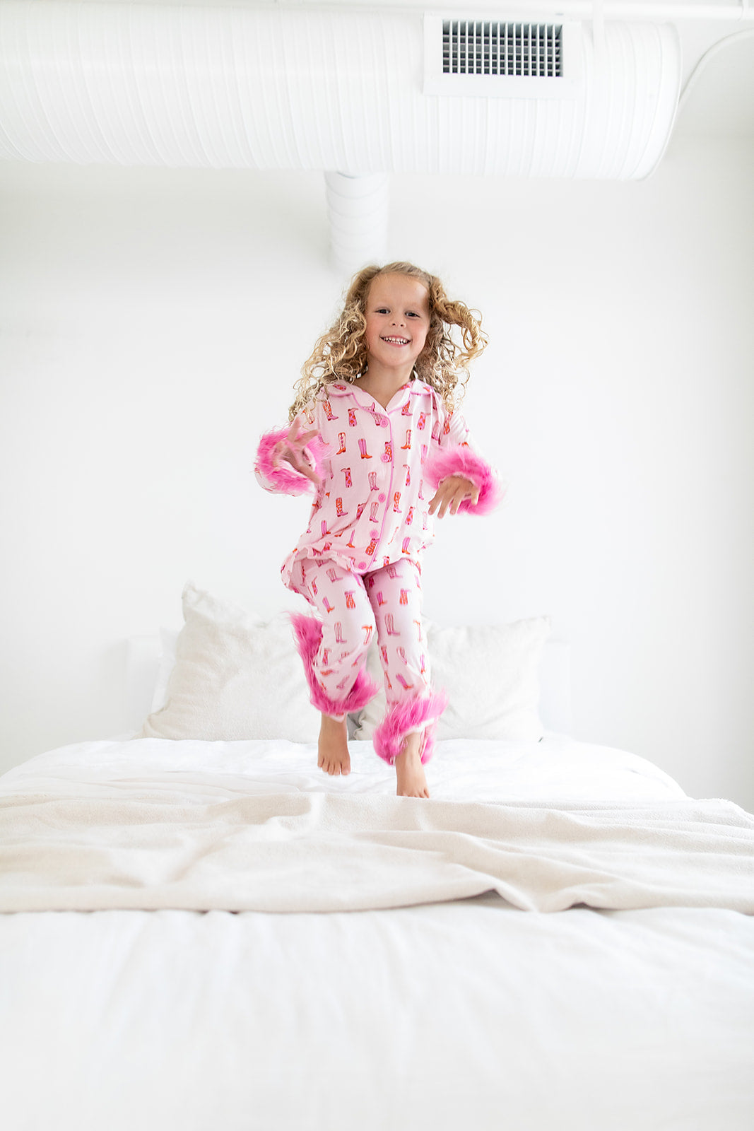 Exclusive Yee Haw Hollie Girl's Flare Feathered Dream Set