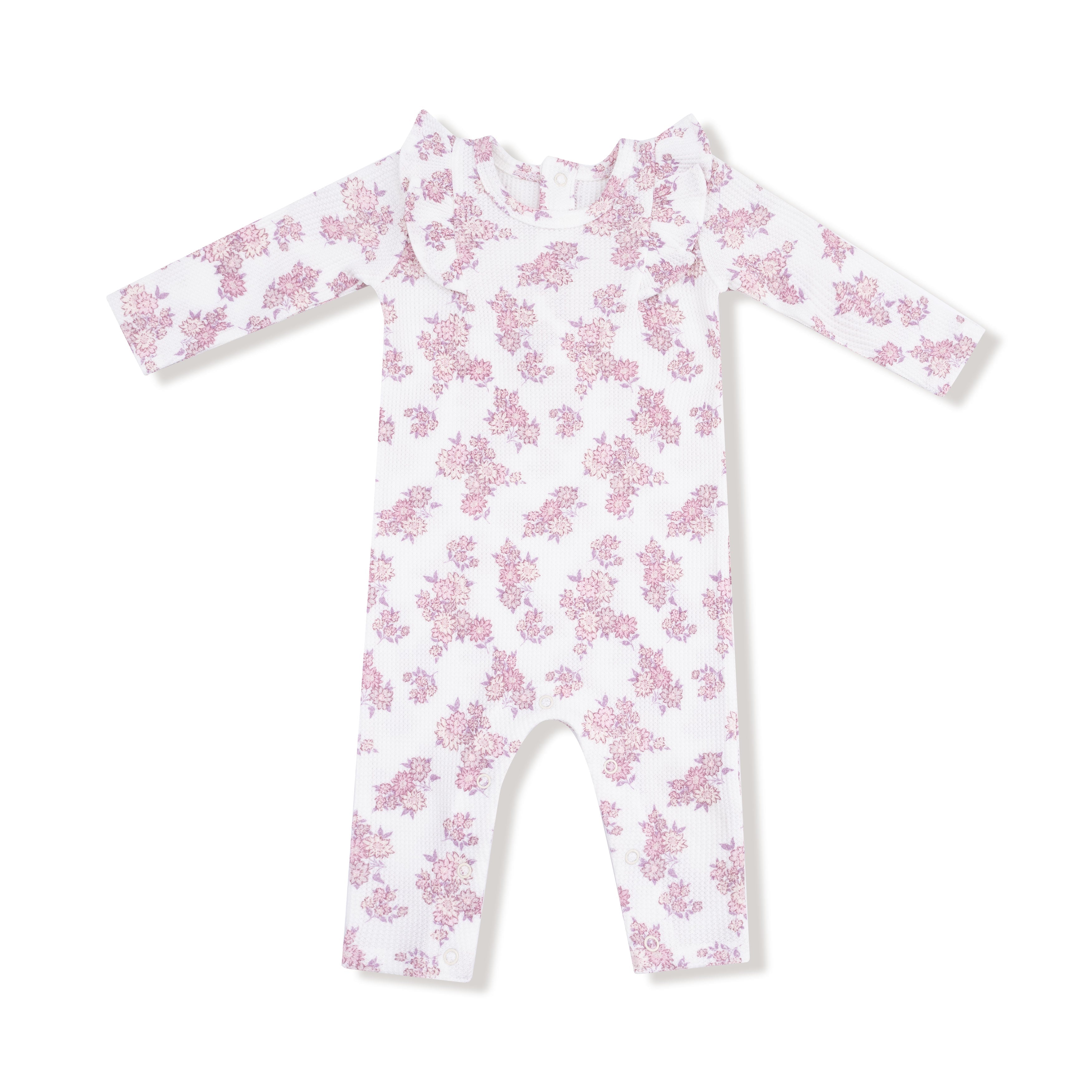 Long Sleeve Ruffle Romper