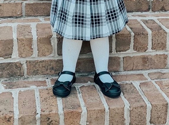 Chelsea Sneaker Sole Mary Jane With Bow - Black