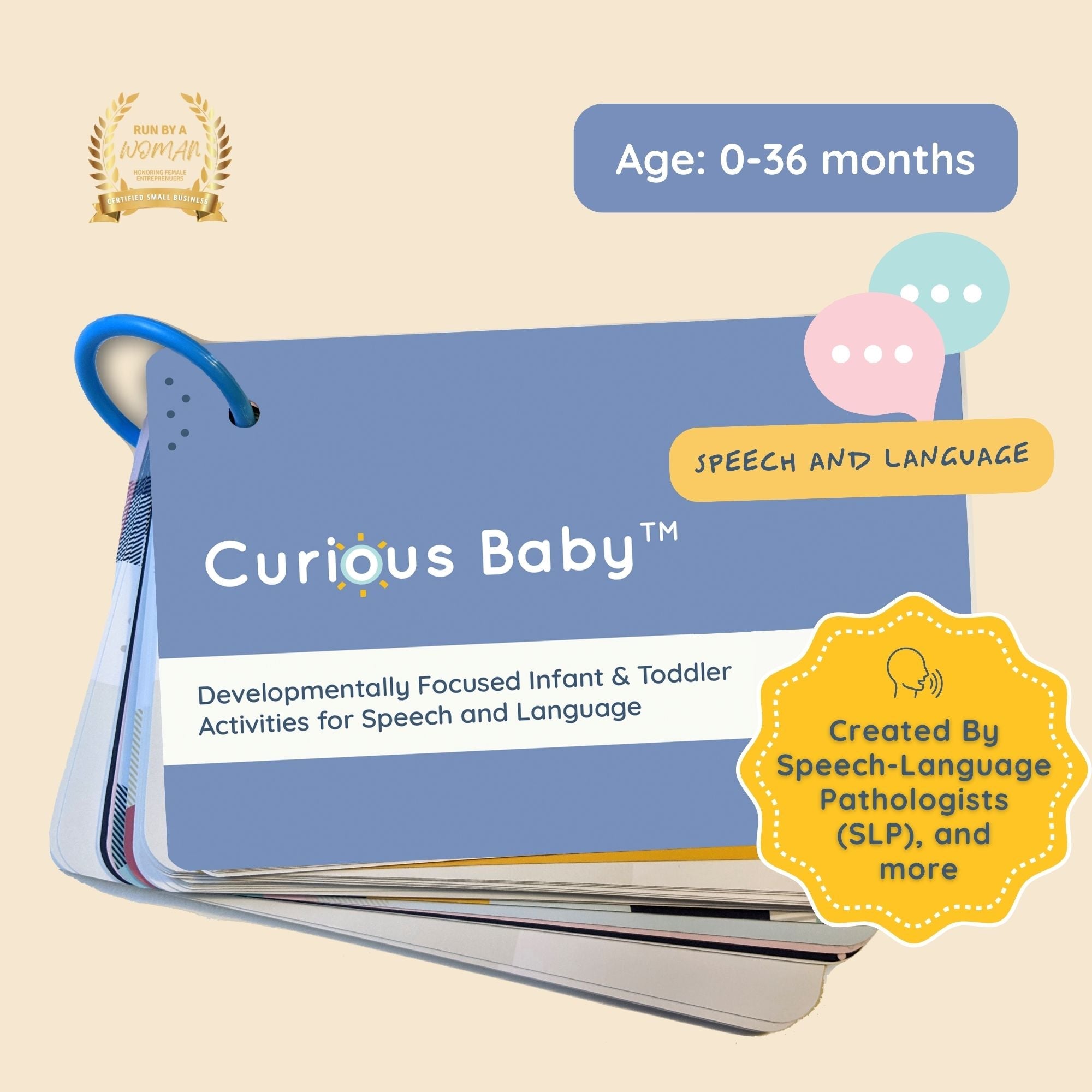 Curious Baby Speech & Language Cards (0-36 Months)