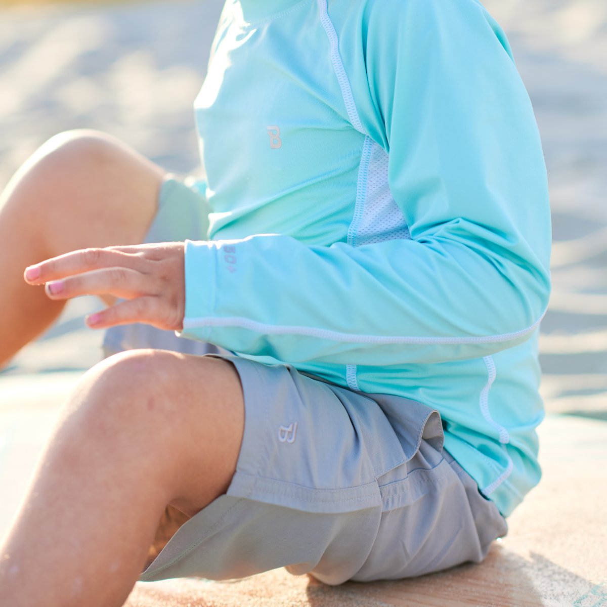 Upf 50+ Performance Short | Castaway Gray