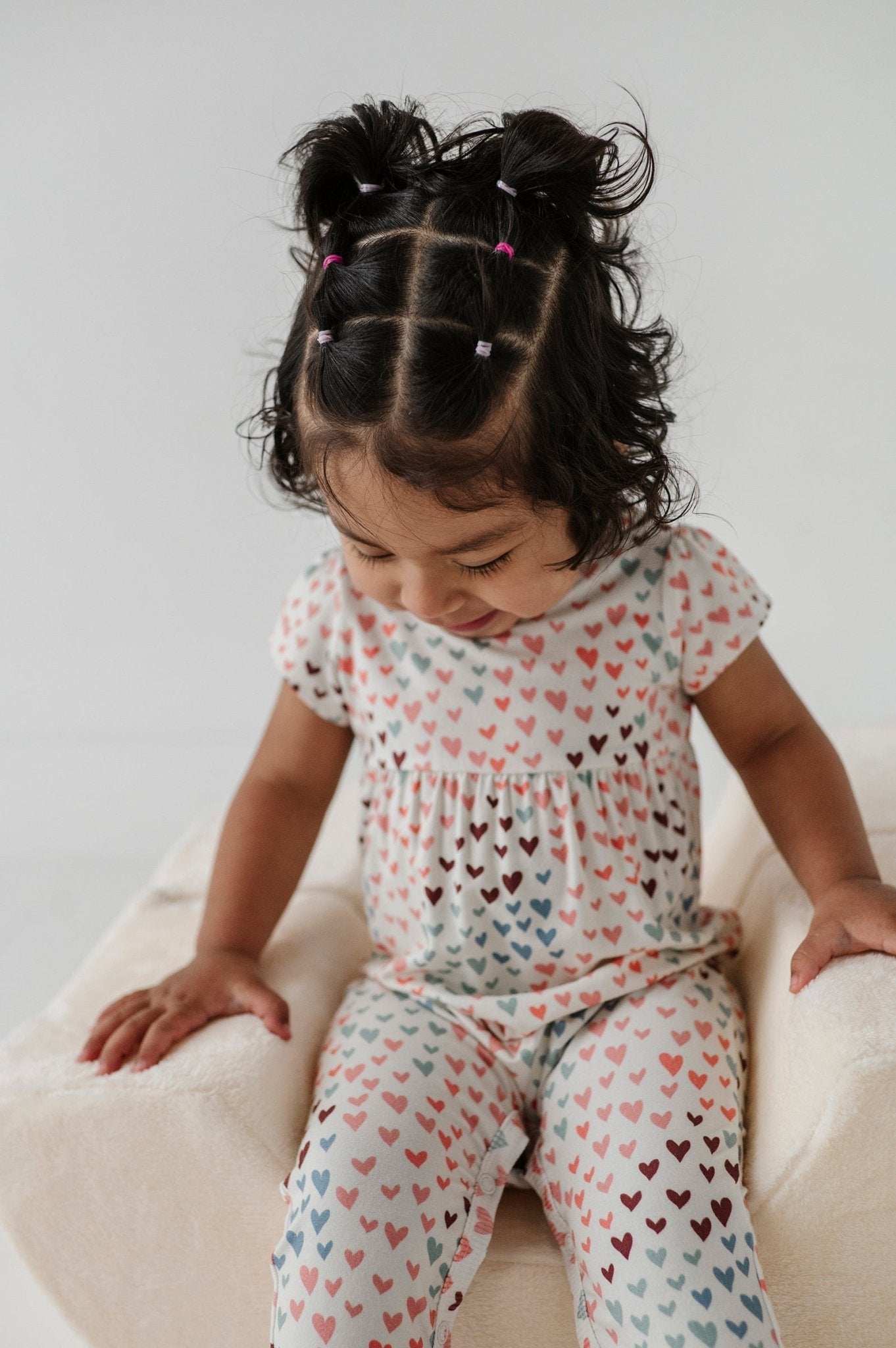 Baby Girl Short Sleeve Pant Romper