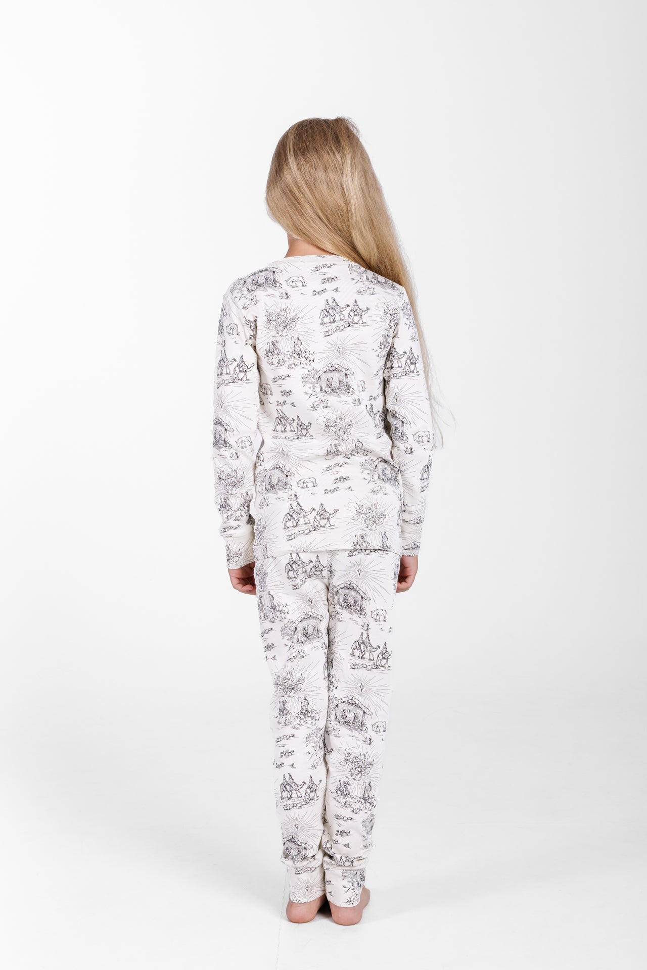 O Little Town Of Bethlehem Long Sleeve Pj Set Cotton