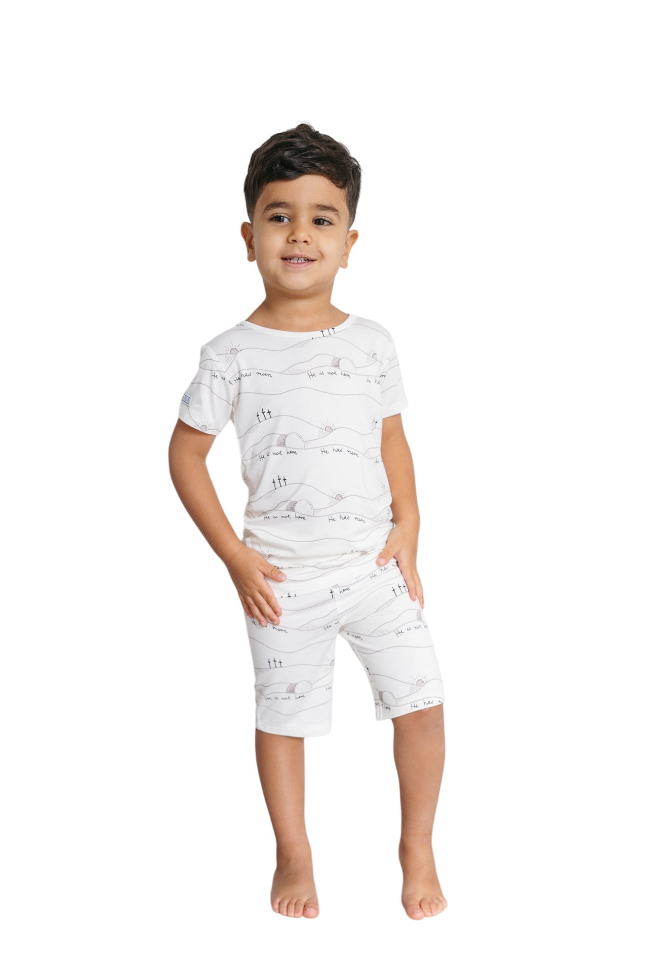Early Sunday Morning Pj Shorts Set Bamboo
