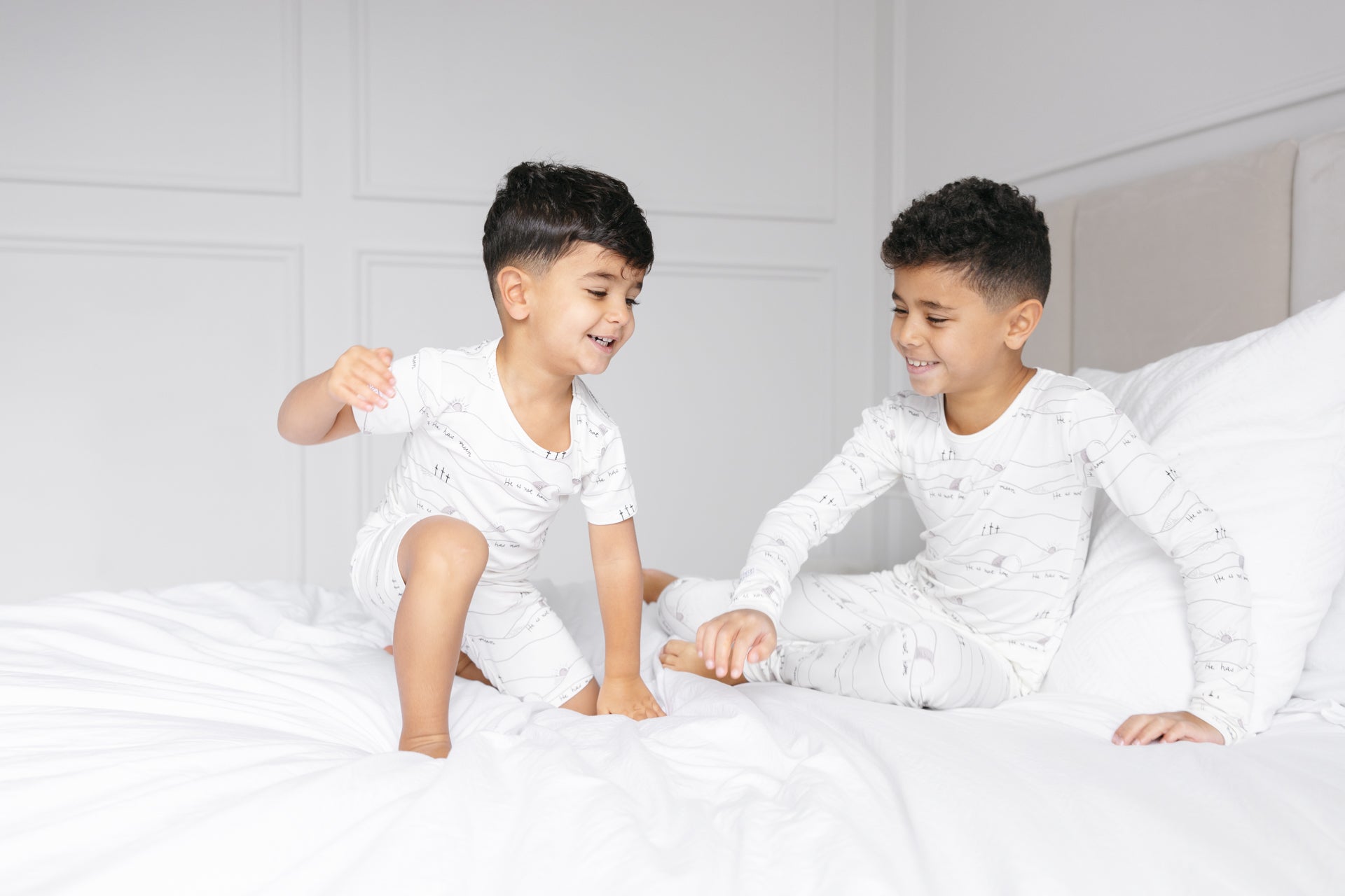 Early Sunday Morning Pj Long Sleeve Set Bamboo
