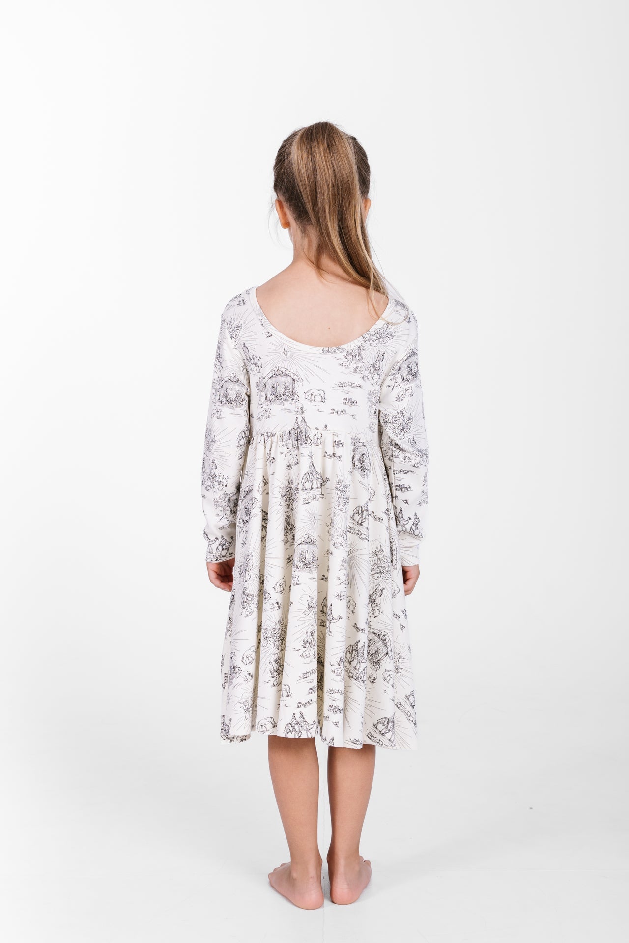 O Little Town Of Bethlehem Twirl Dress Cotton