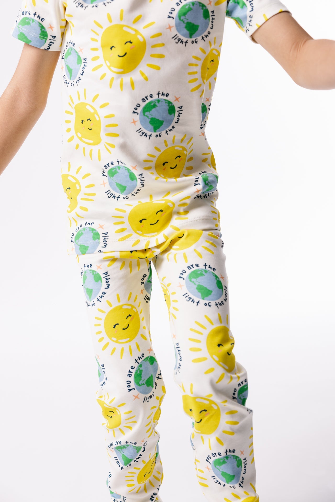 Light Of The World Short Sleeve Set Cotton