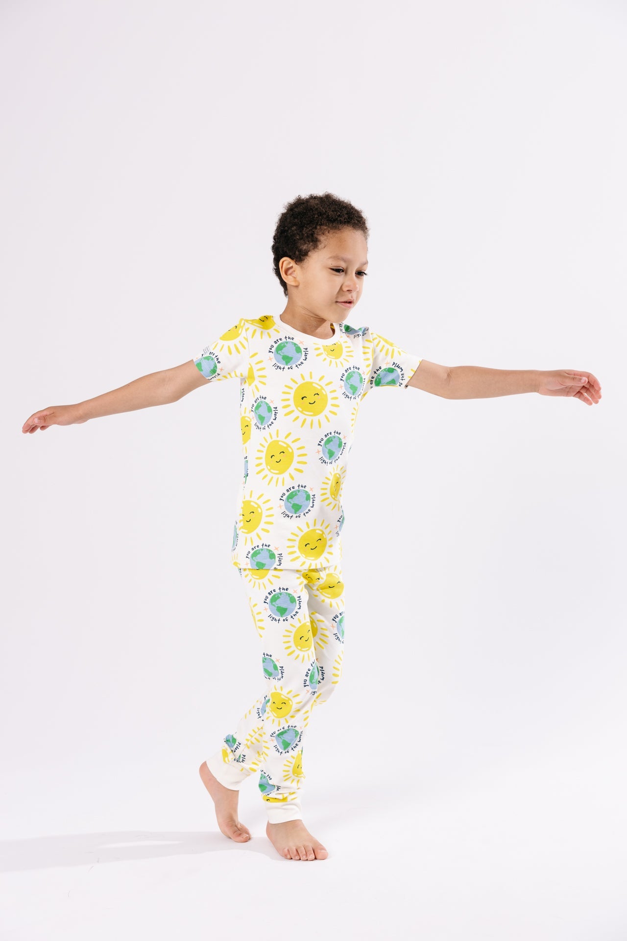 Light Of The World Short Sleeve Set Cotton