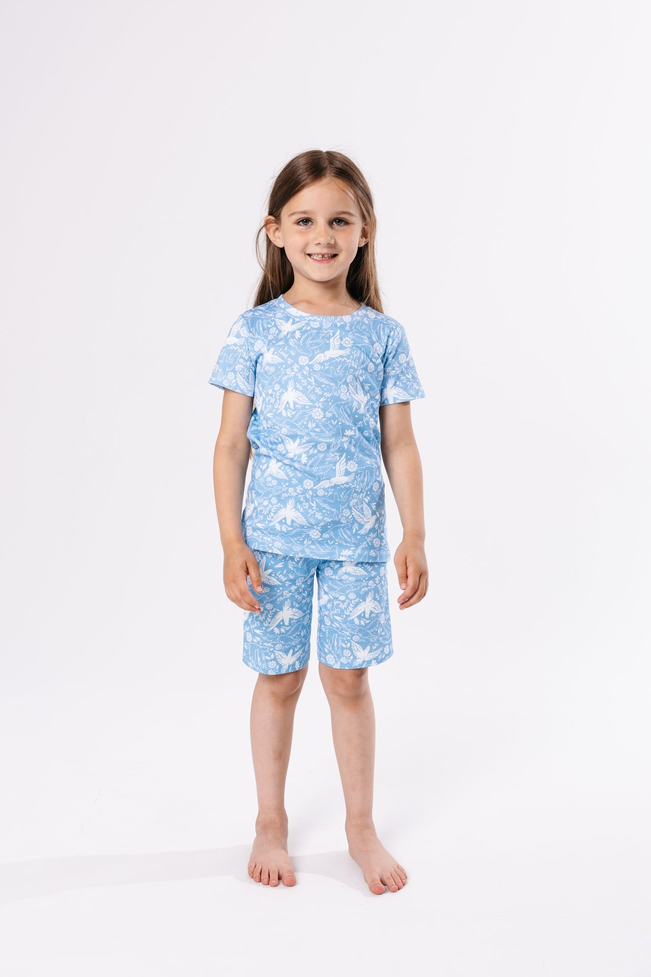 Birds Of The Air Shorts Set Cotton