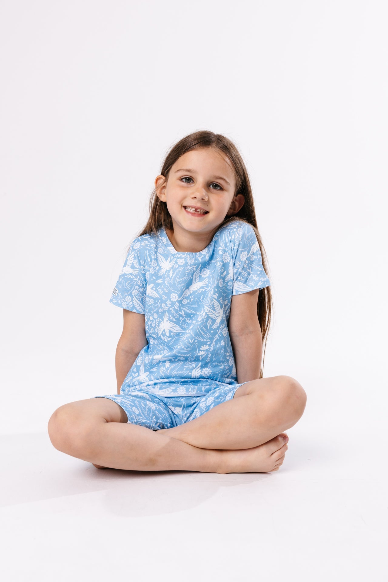 Birds Of The Air Shorts Set Cotton