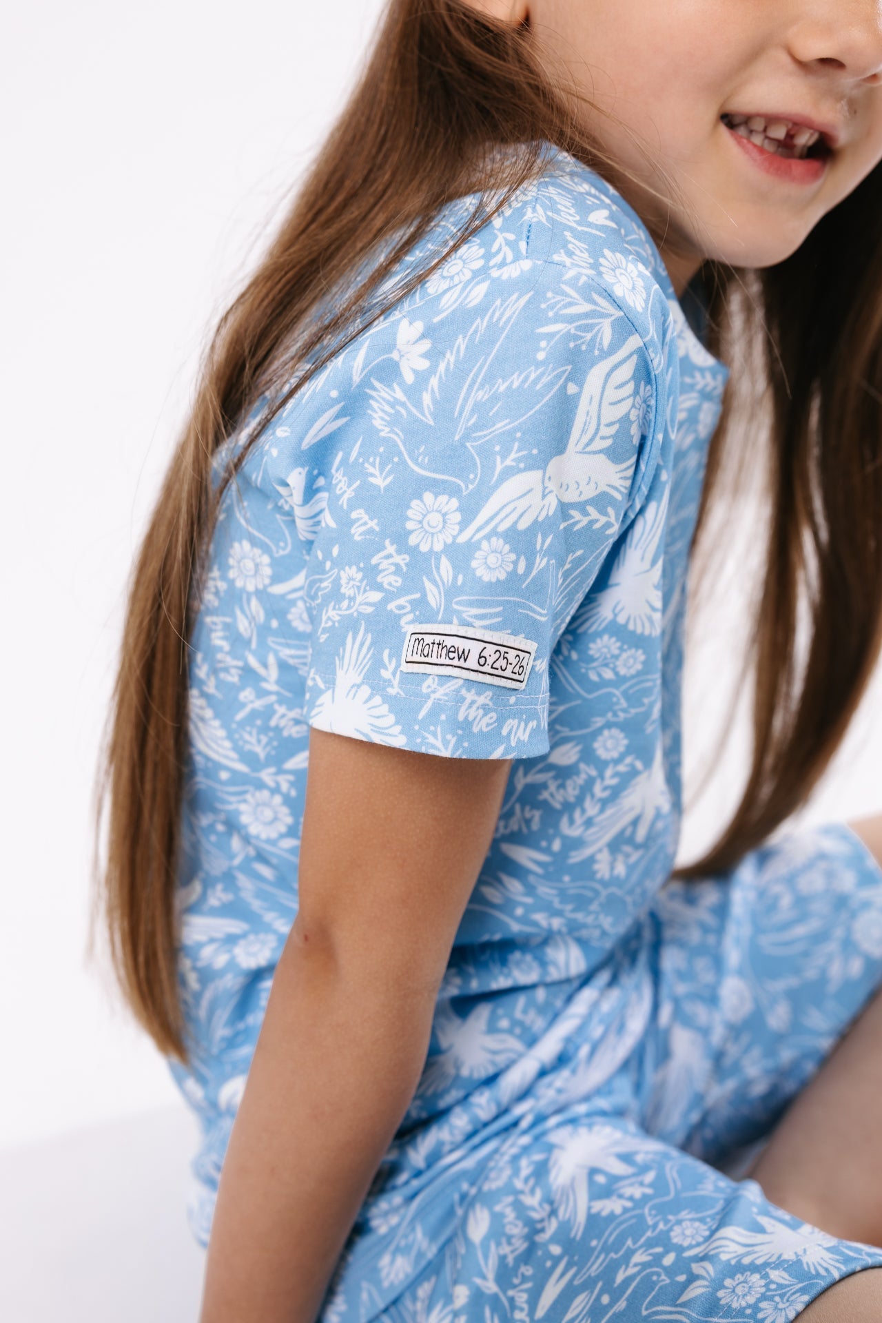 Birds Of The Air Shorts Set Cotton