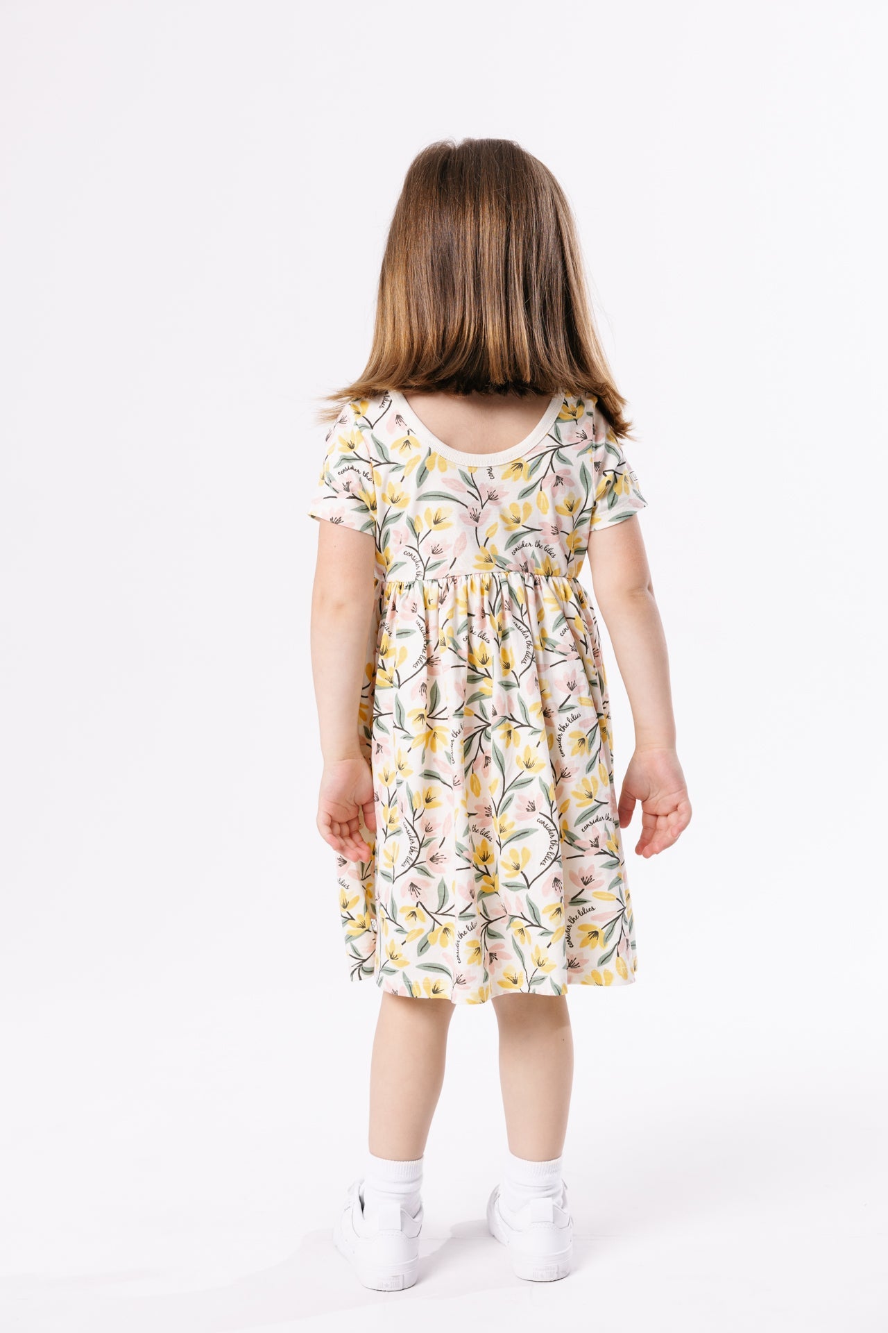 Consider The Lilies Twirl Dress Cotton