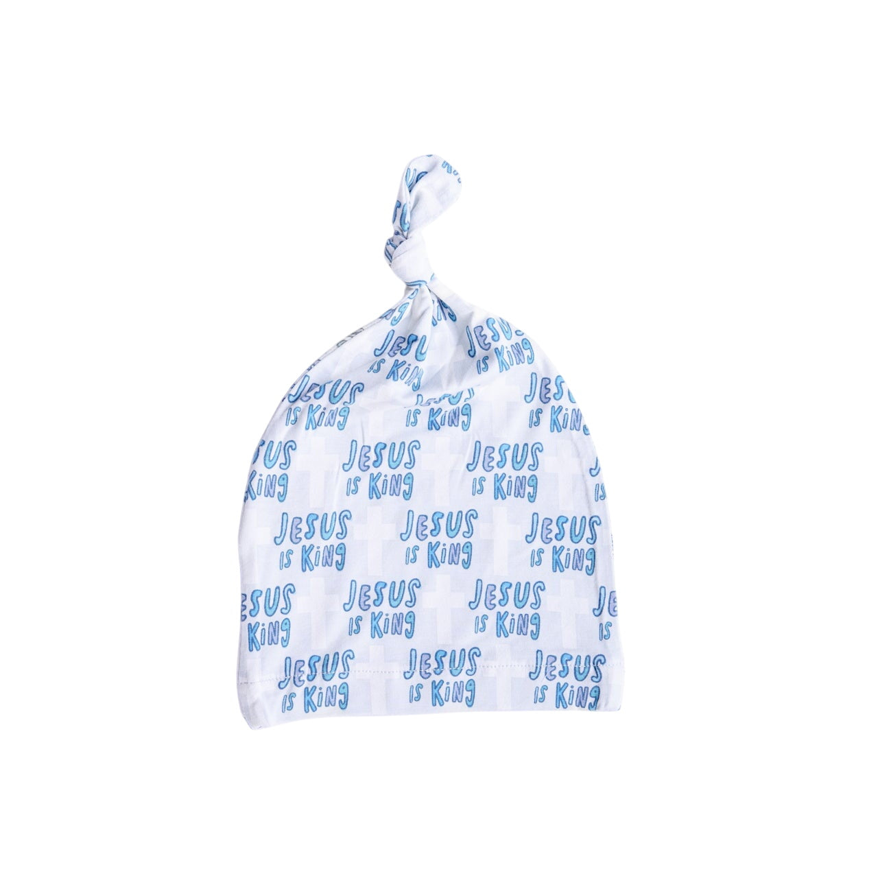 Jesus Is King Blue Hat Bamboo