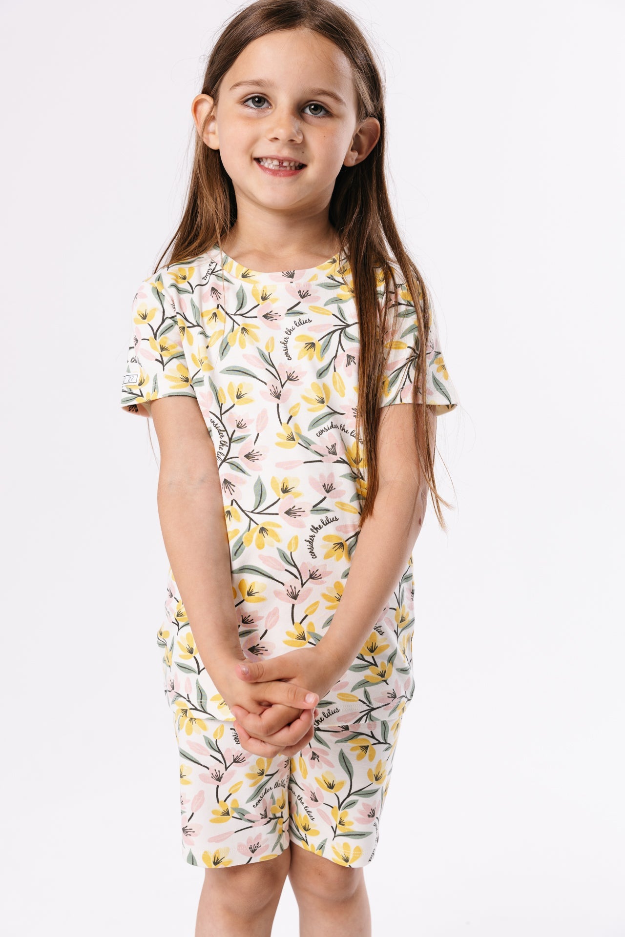 Consider The Lilies Shorts Set Cotton