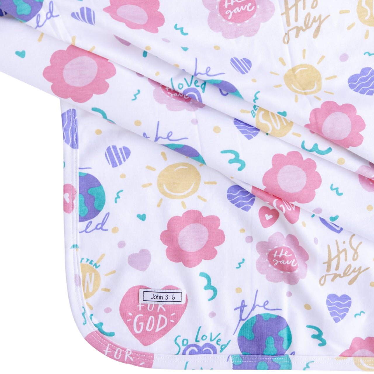 For God So Loved The World Swaddle Cotton