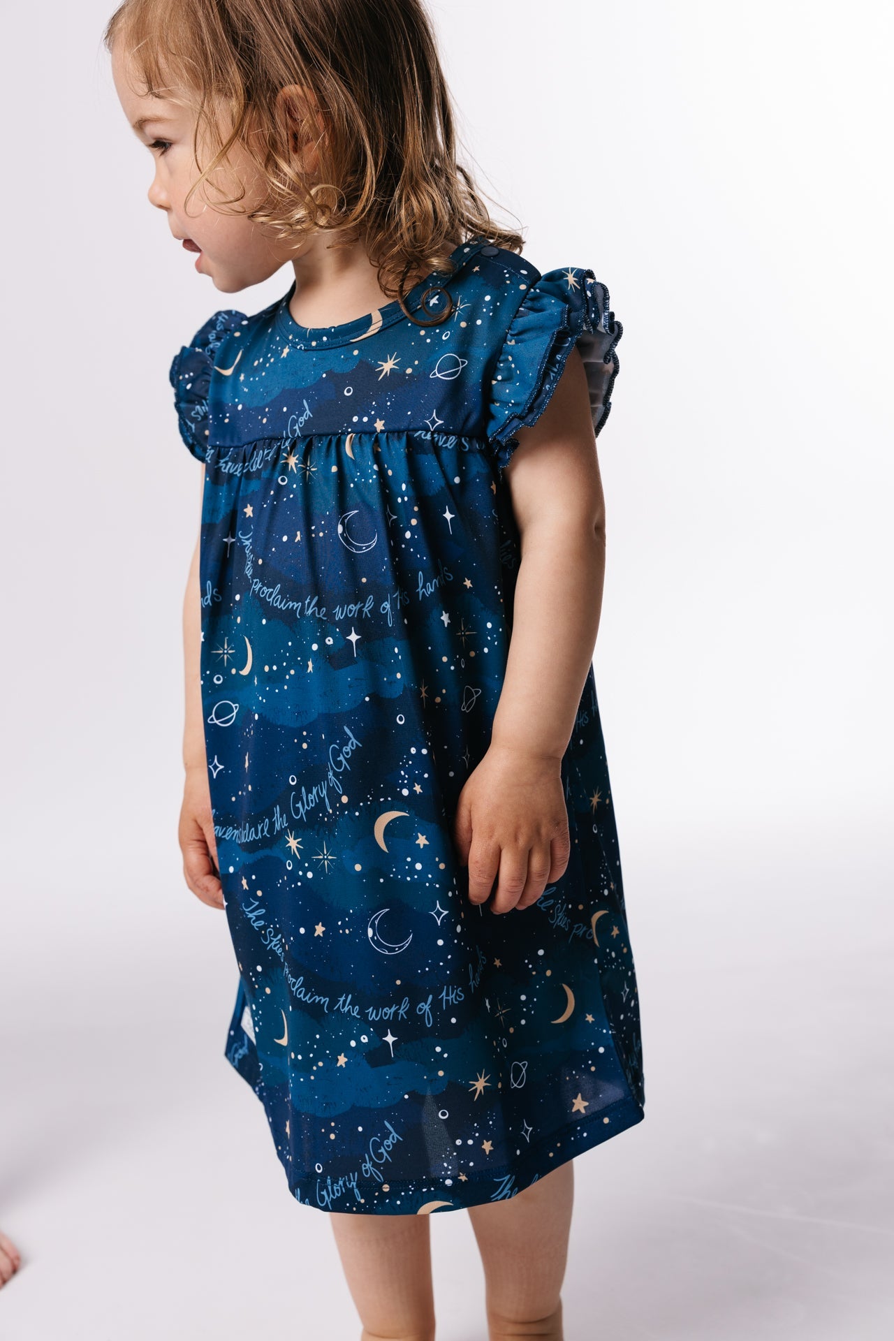 Work Of His Hands Pj Girls Nightgown Polyester