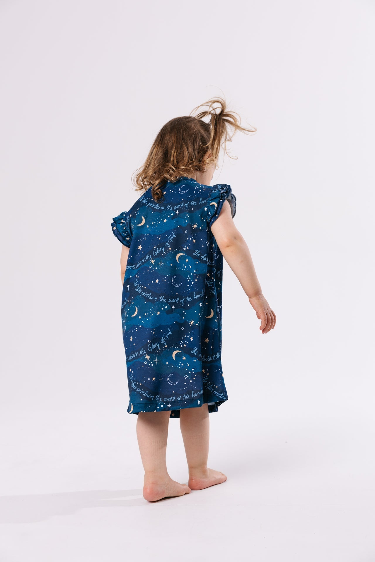 Work Of His Hands Pj Girls Nightgown Polyester