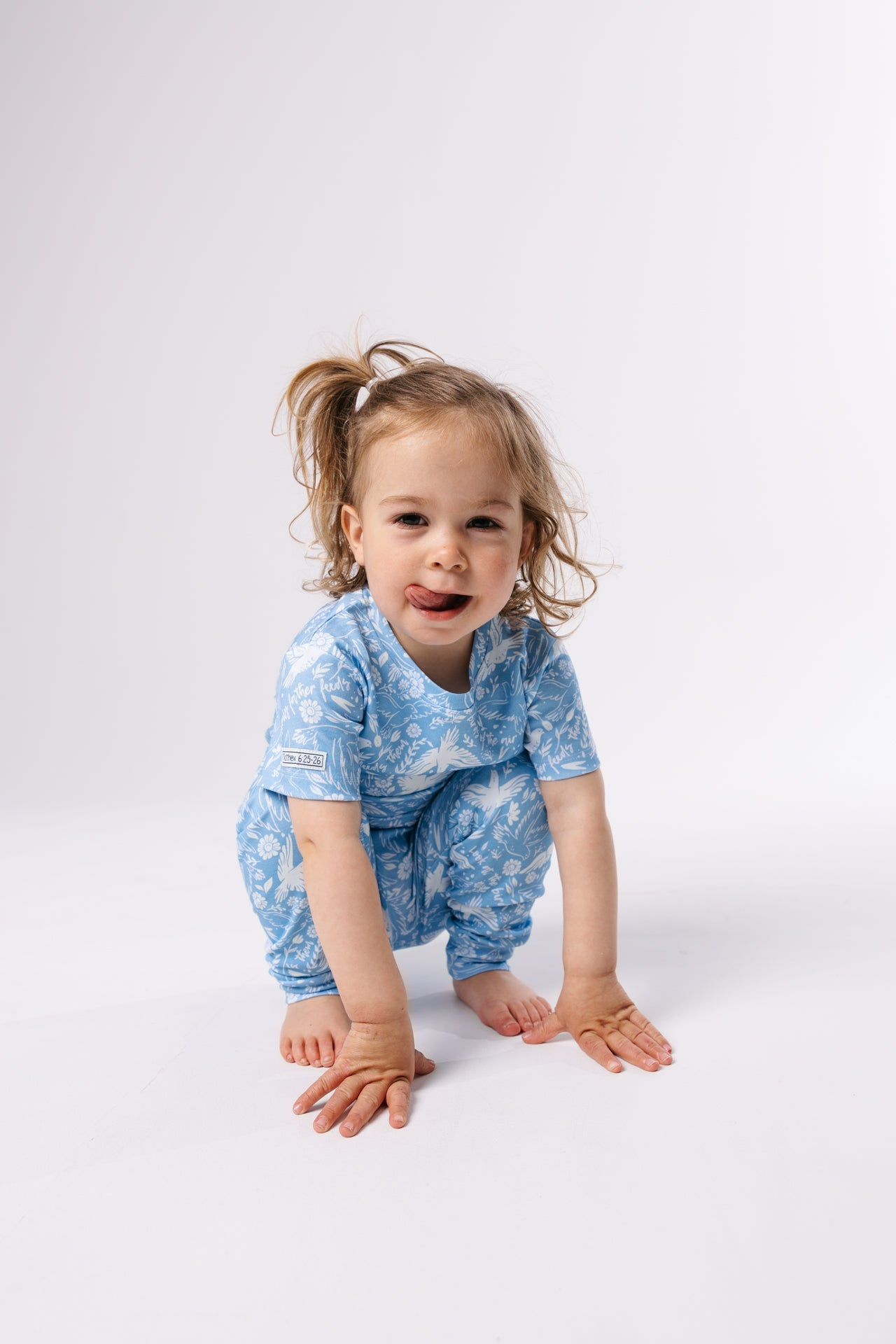 Birds Of The Air Short Sleeve Set Cotton