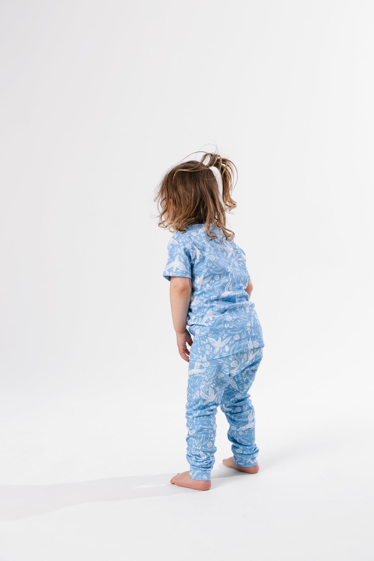 Birds Of The Air Short Sleeve Set Cotton