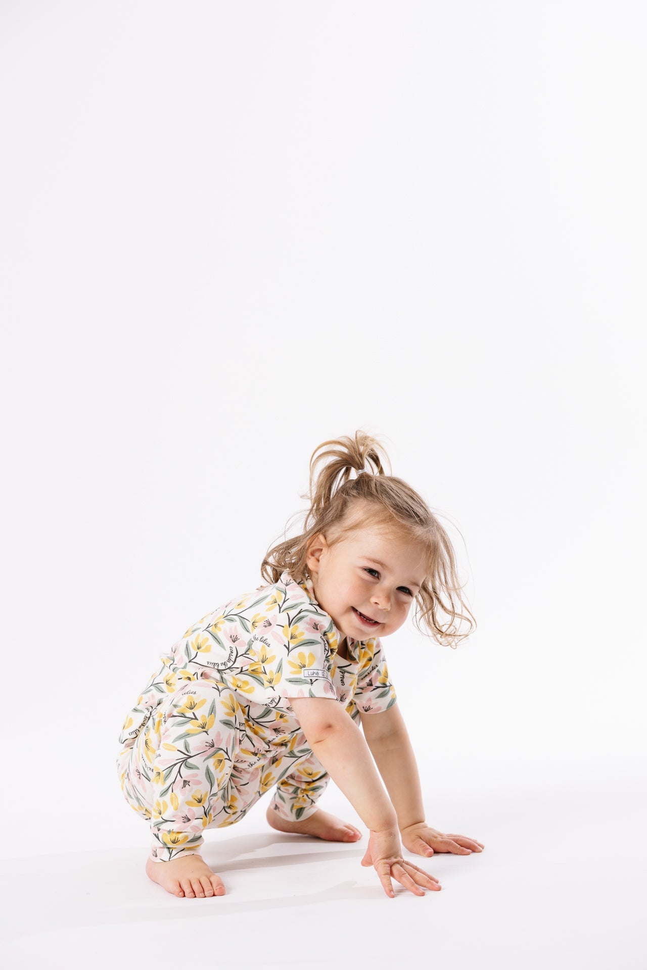 Consider The Lilies Short Sleeve Set Cotton