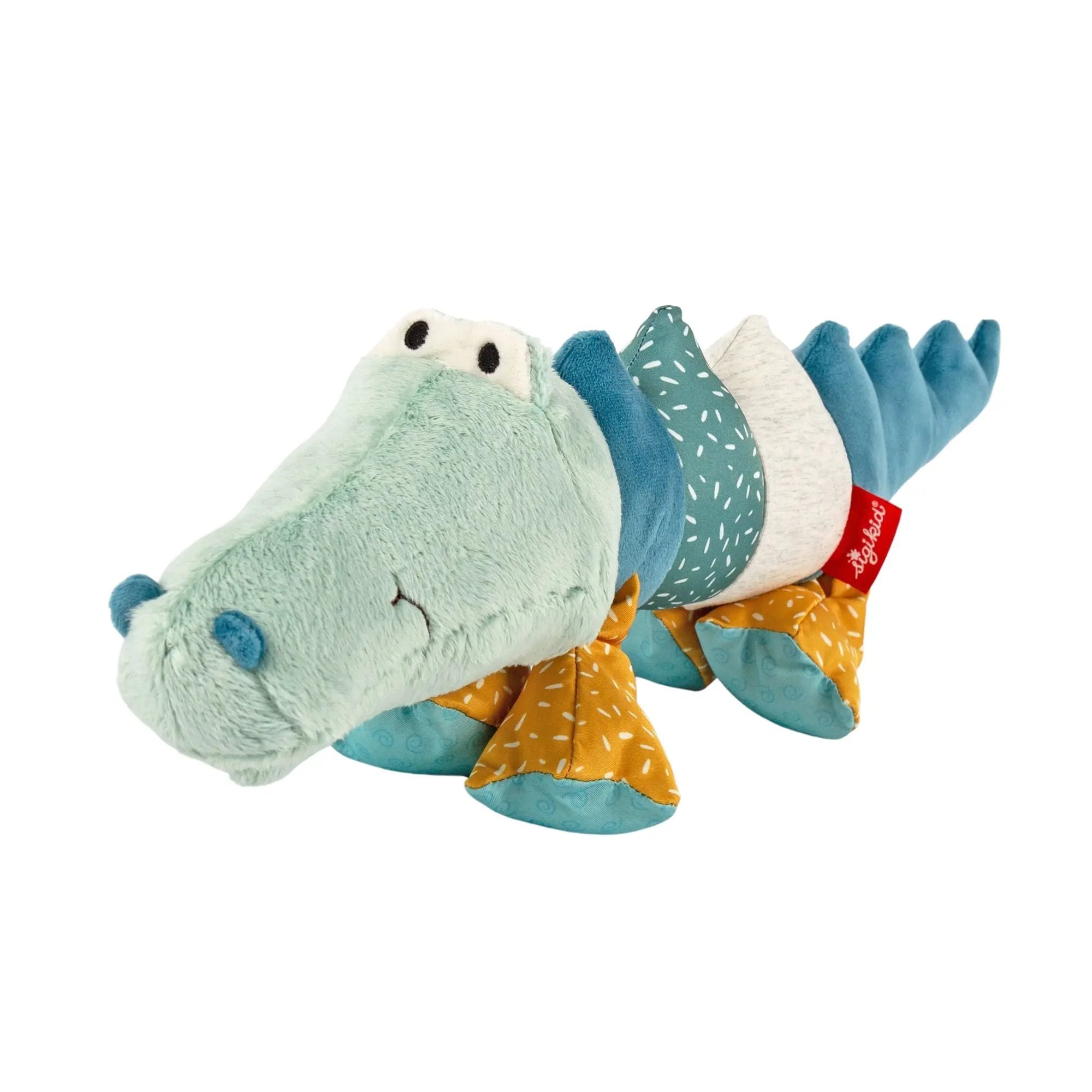 Patchwork Crocodile Plush Toy