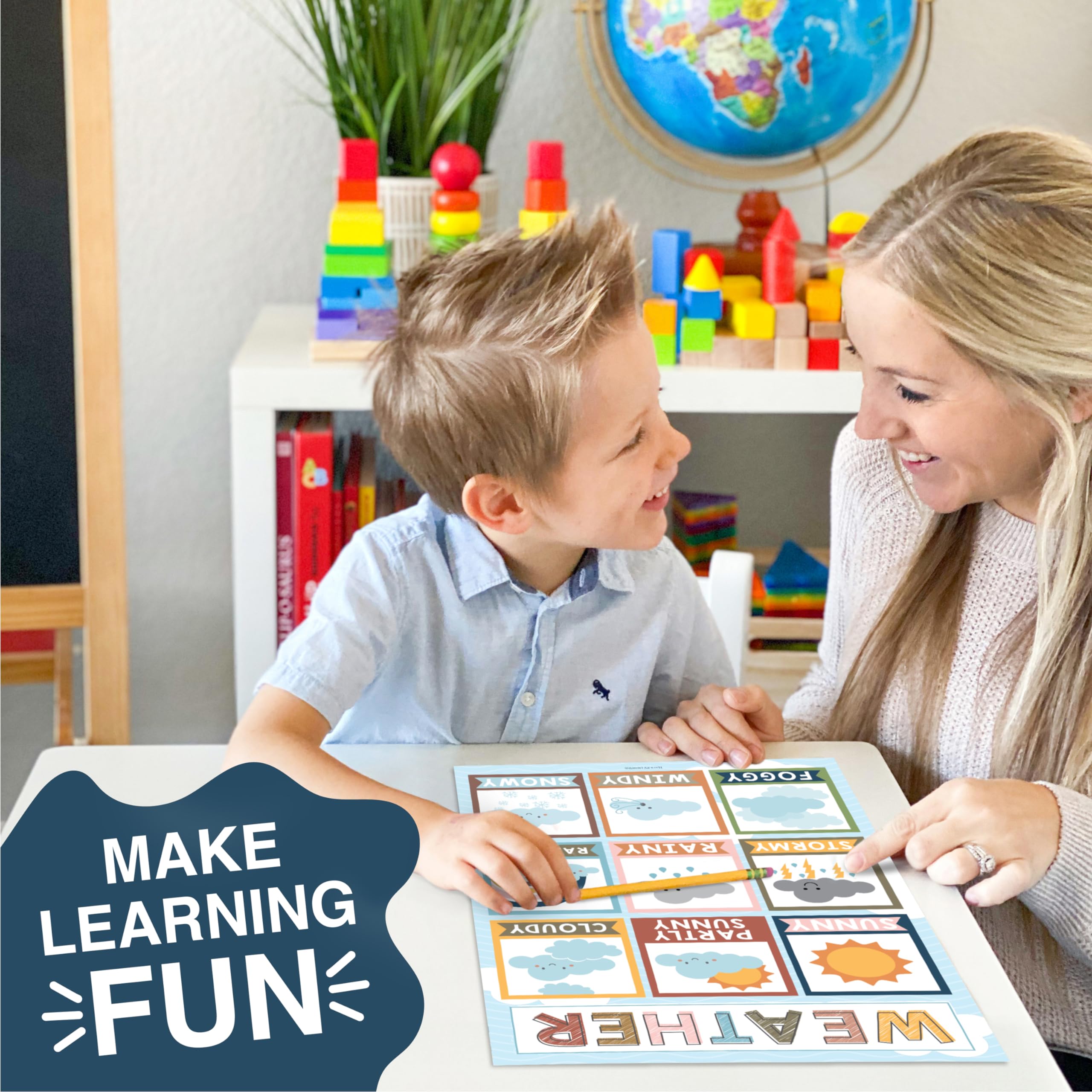 Prek Early Learning Kit: Boho 16 Poster Pack
