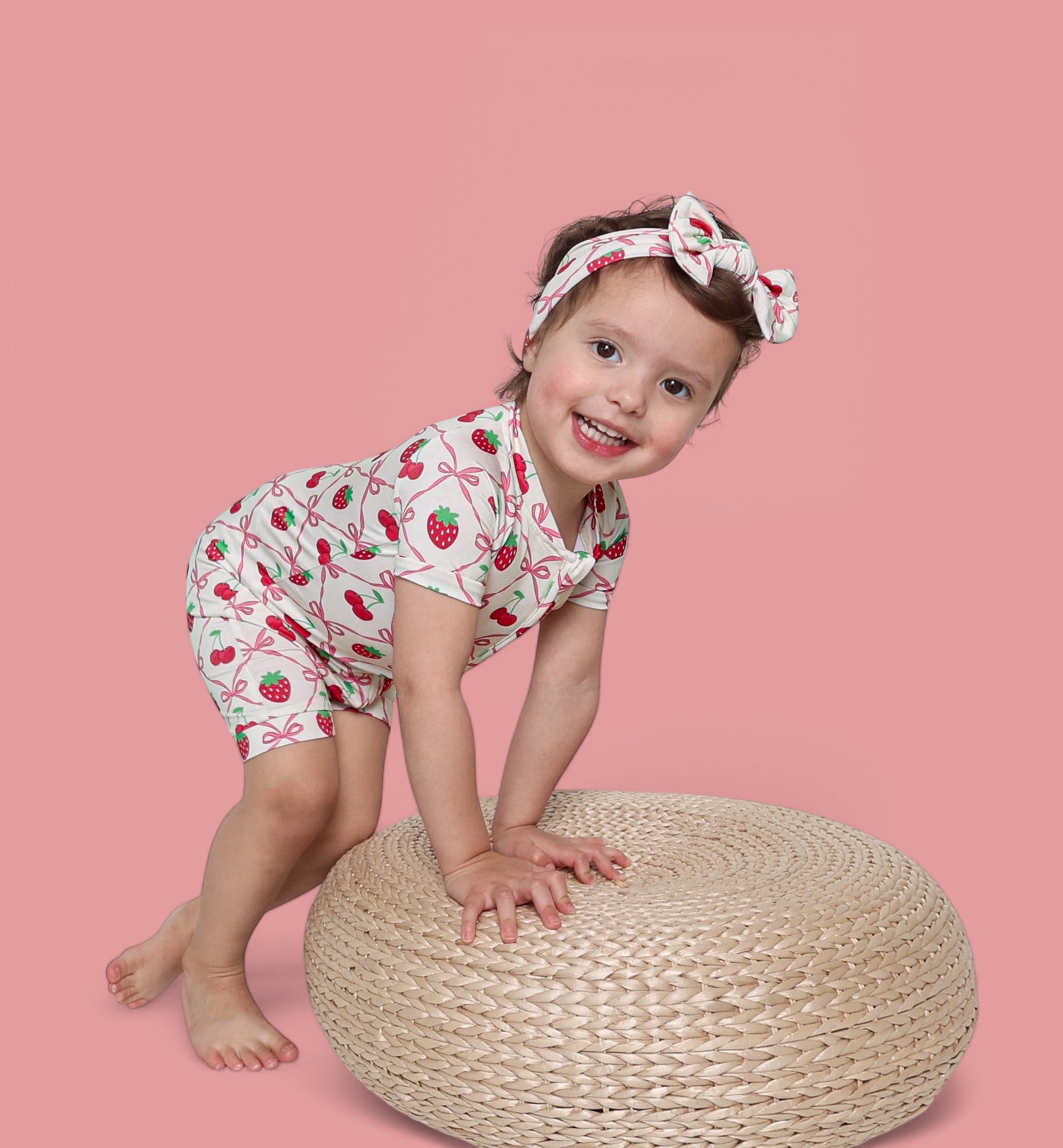 Cherry Bow Berry Dream Shortie