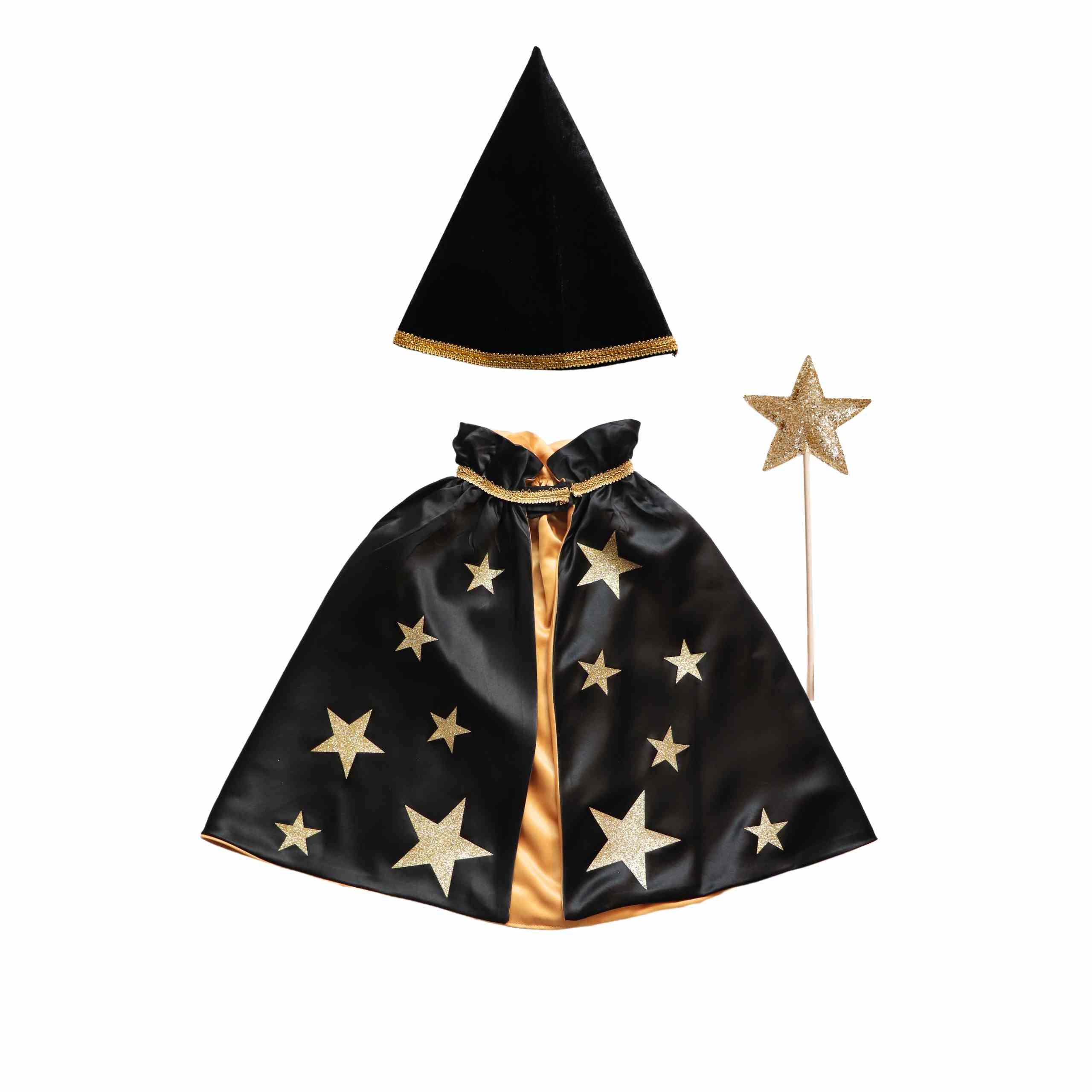 Dragon And Wizard Costume Gift Set, Green/black