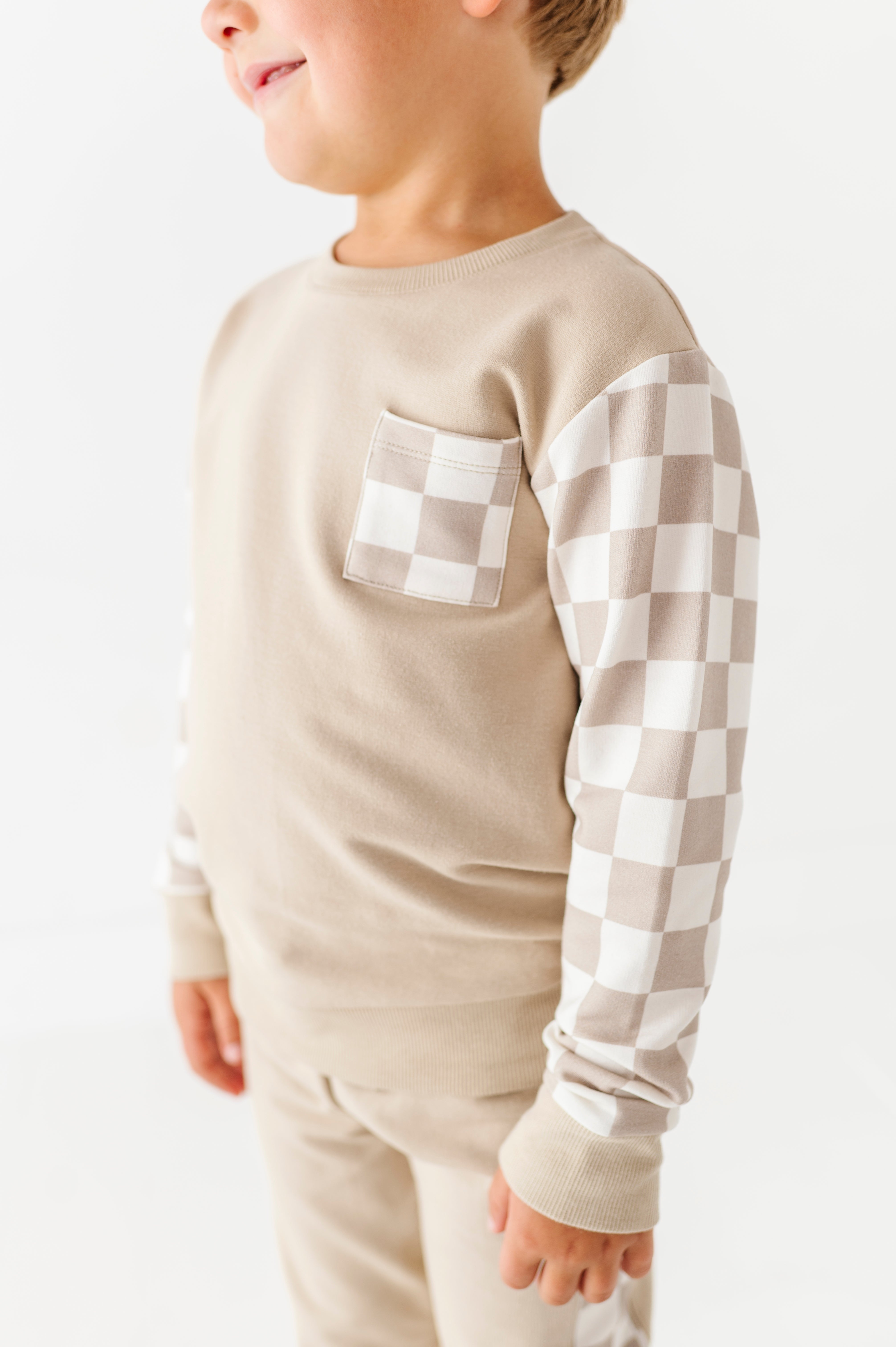 Oat Check Jogger Set