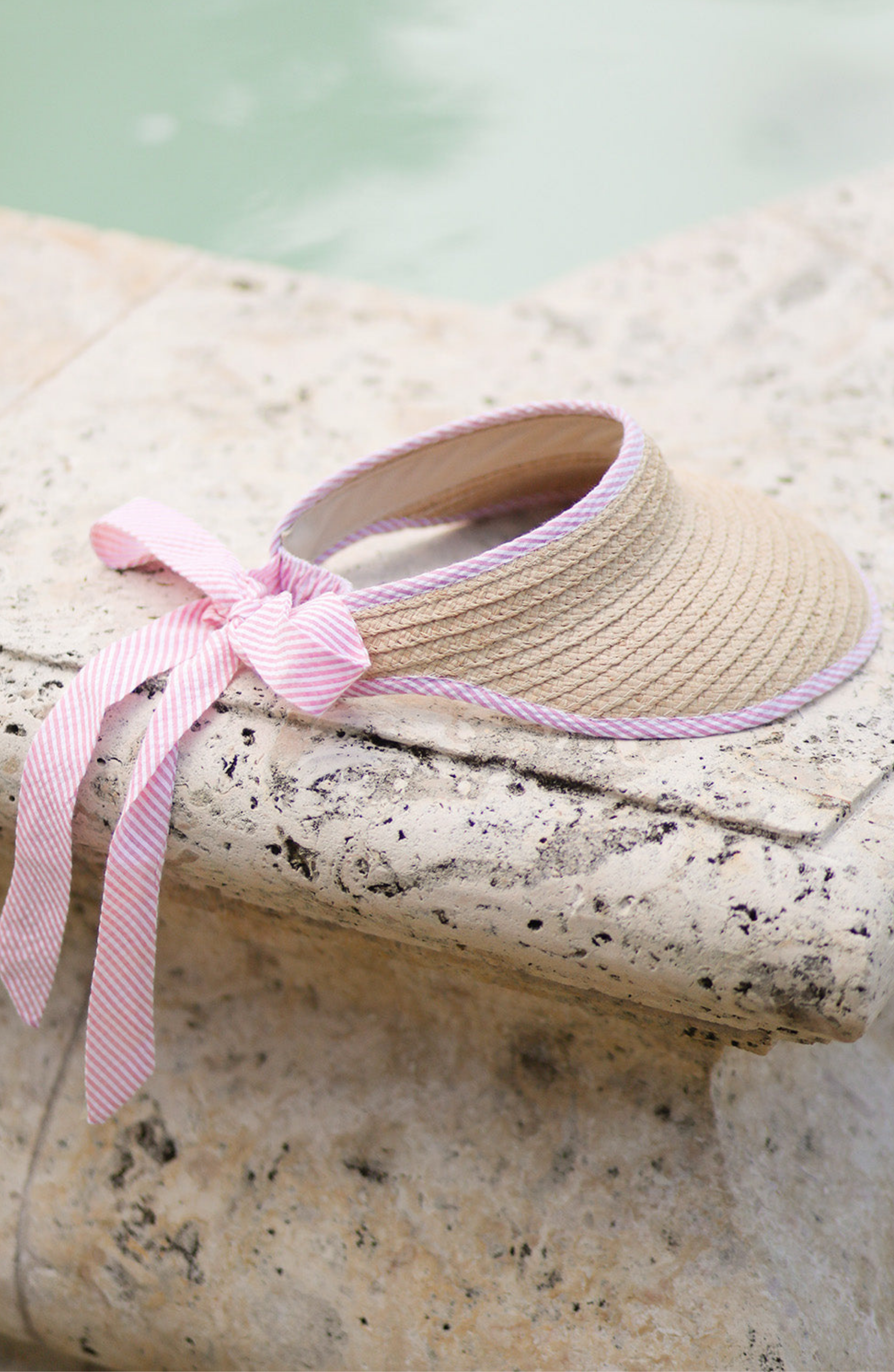 Sconset Straw Bow Visor (women)