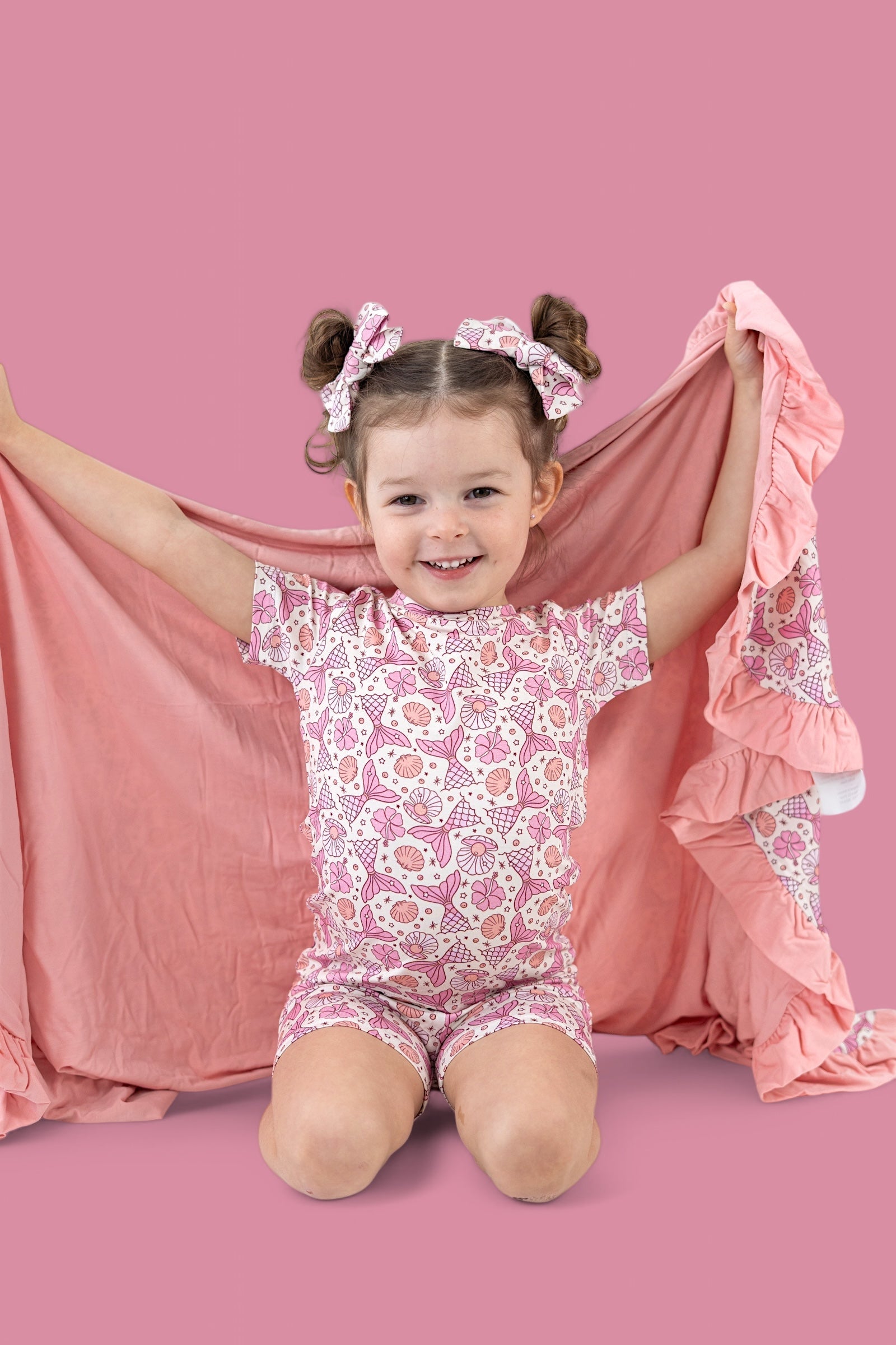 Magical Mermaid Dream Bow Hair Clips