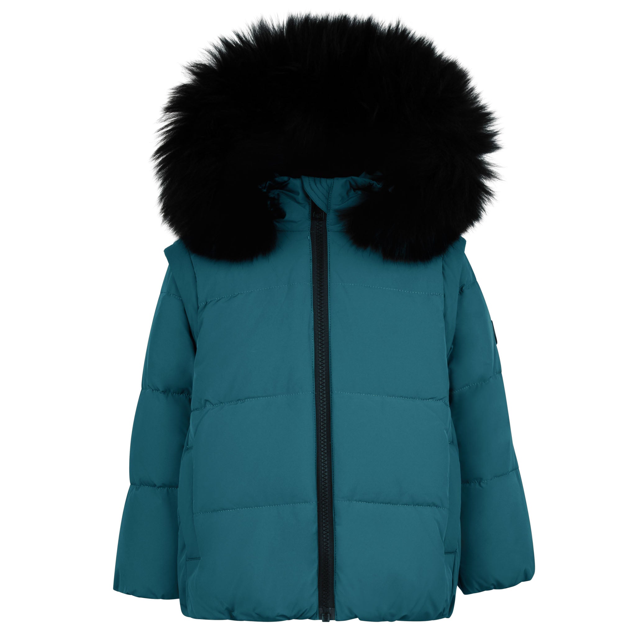 Pramie Little Boys Teal Jacket 18m–8y | Stylish Winter Coat For Kids