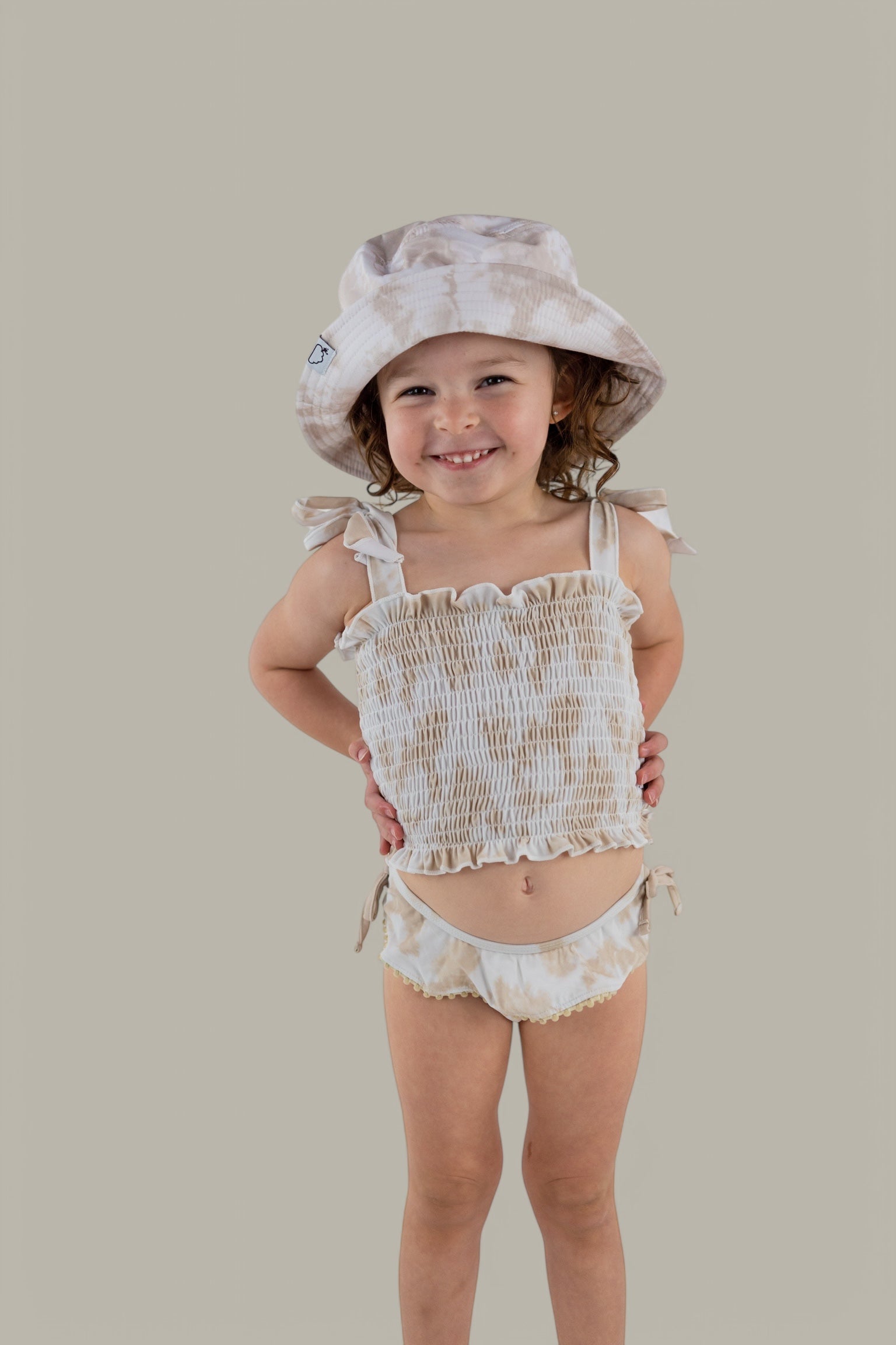 Sandy Shores Dream Smocked Two Piece Swim Suit