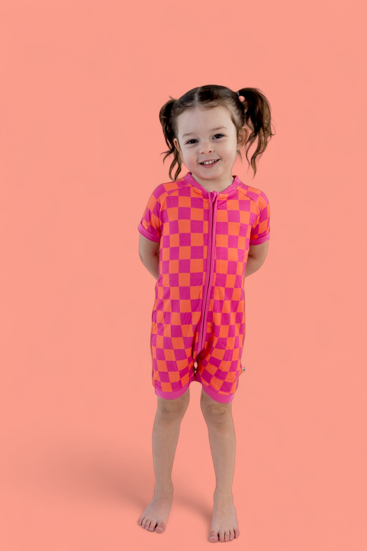 Neon Dreams Checkers Dream Shortie