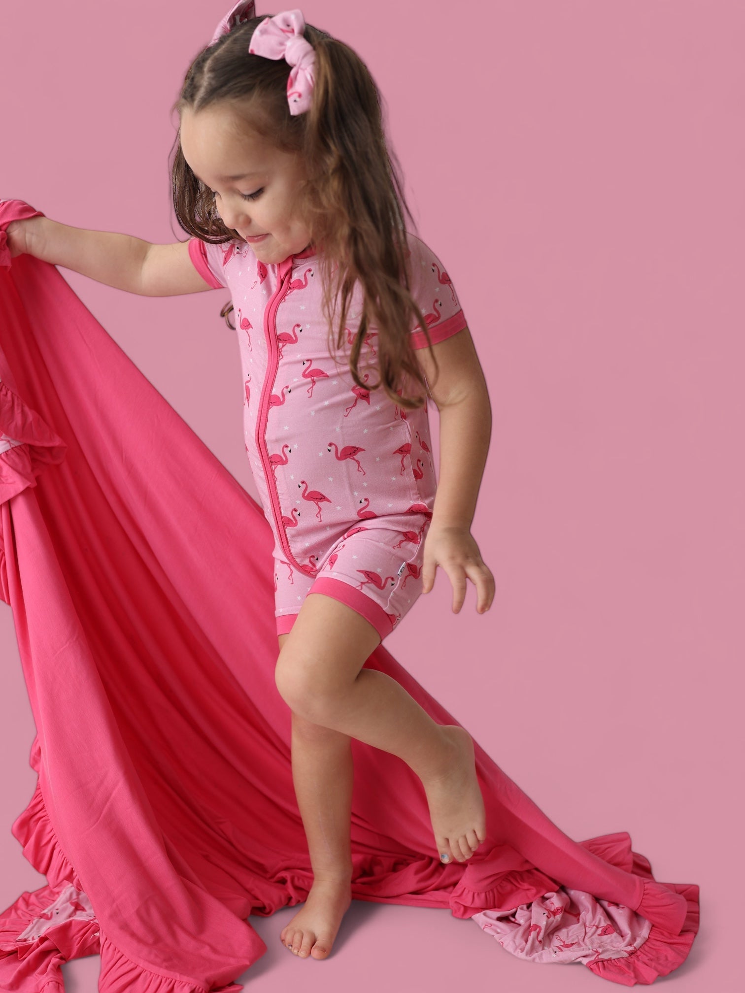 Flocking Flamingos Dream Shortie