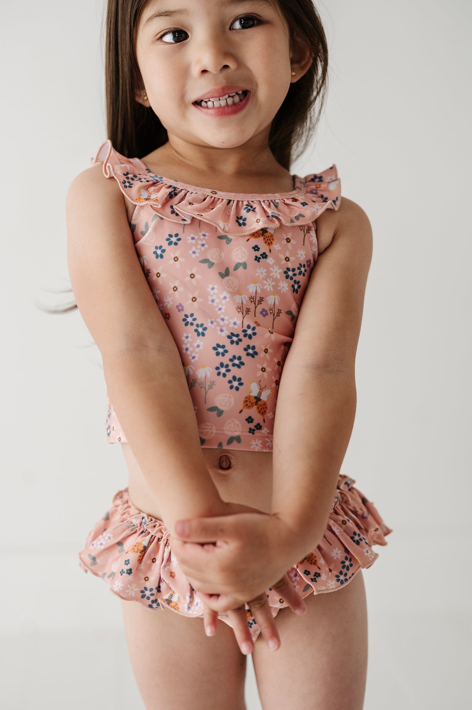 Girl's Two-piece Tankini Swimsuit