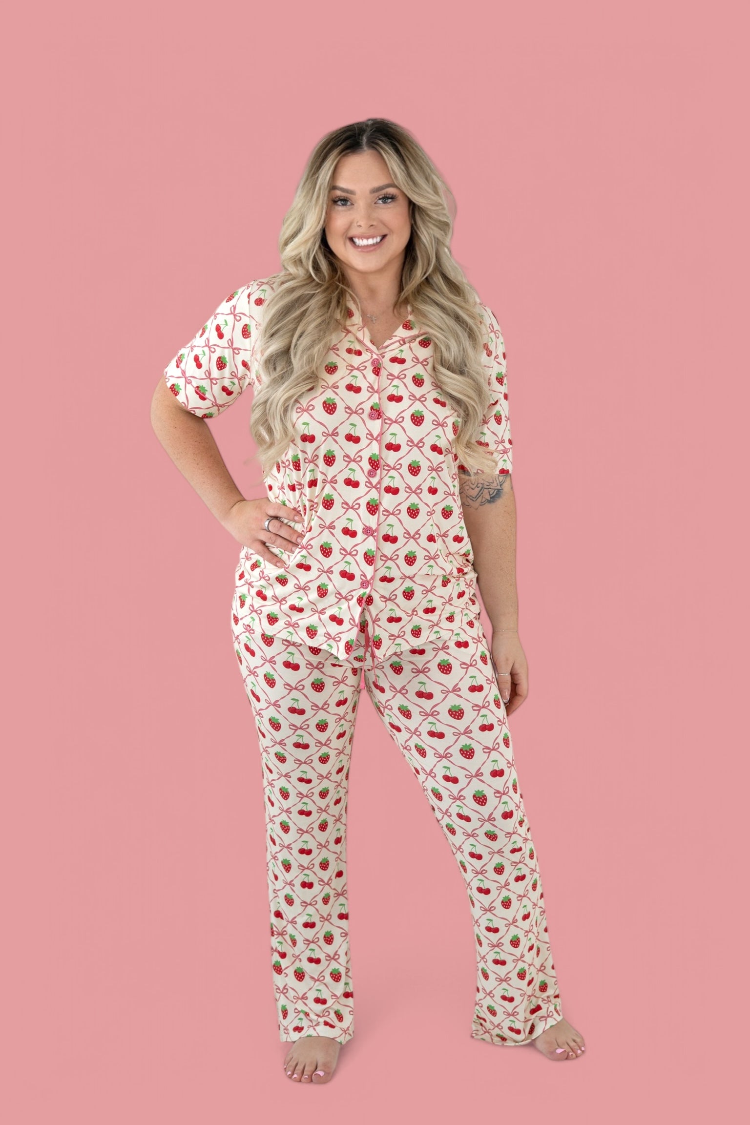 Cherry Bow Berry Women's Dream Set