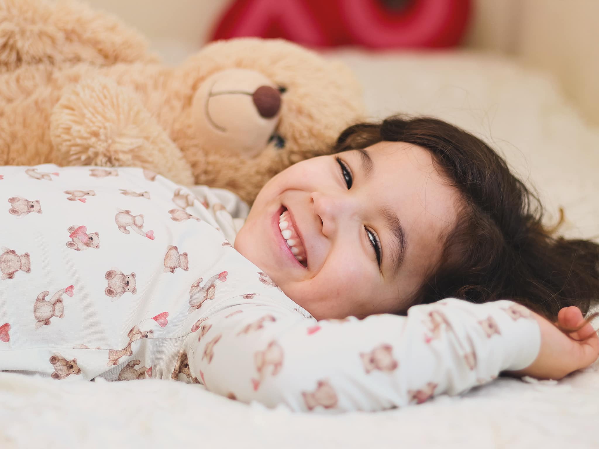 Teddy-gram 2pc Bamboo Pajama Set