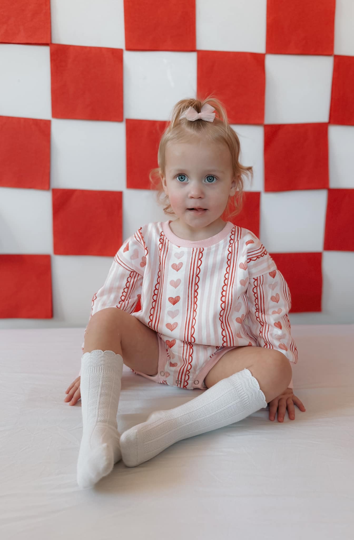 Laced With Love Sweatshirt Romper